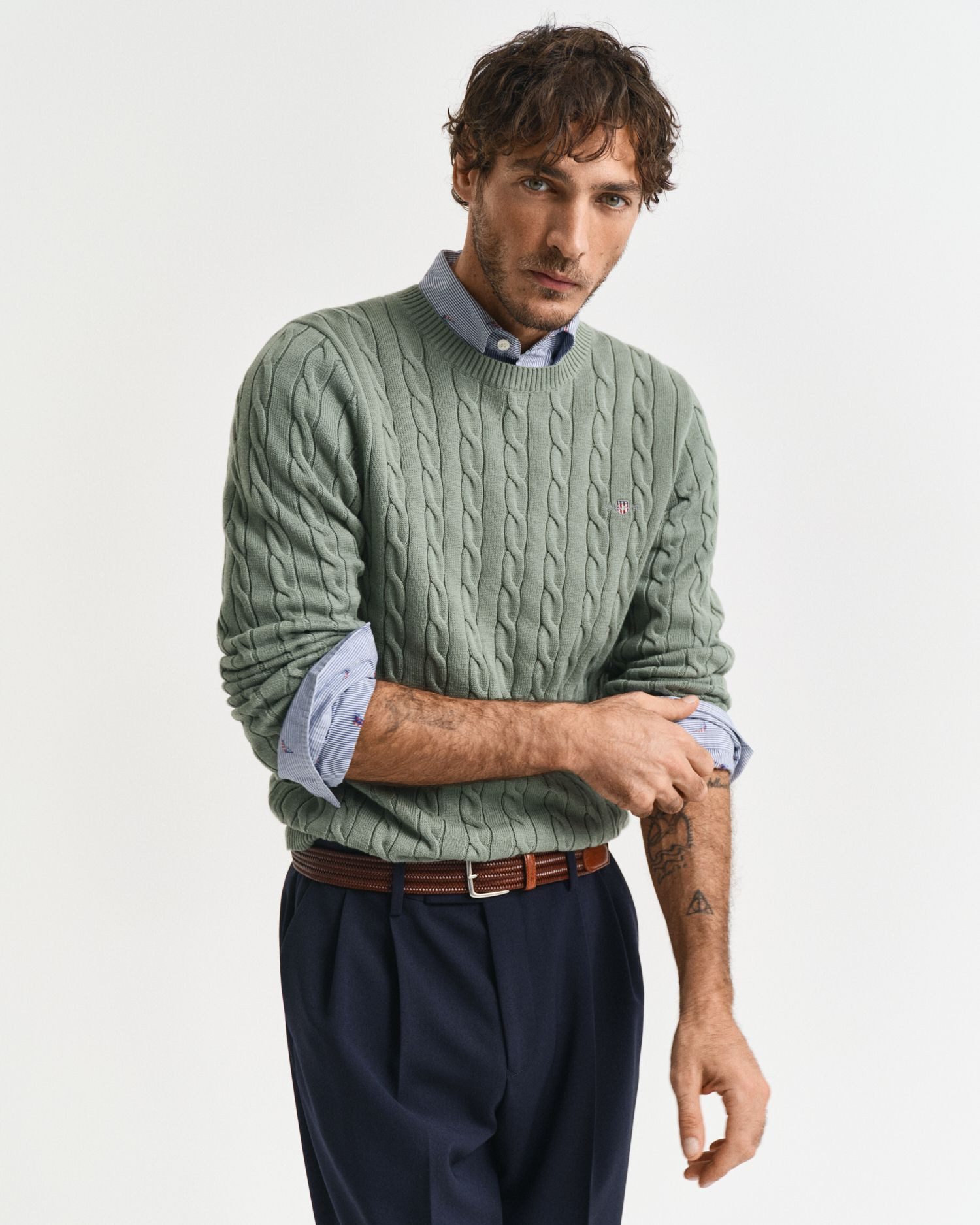 Gant Rundhalspullover günstig online kaufen