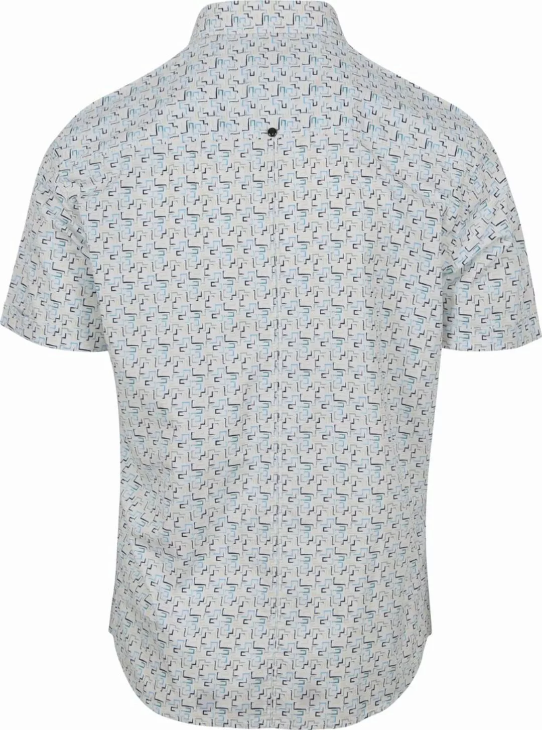 No Excess Shirt Weiß Mehrfarbiger Druck - Größe L günstig online kaufen