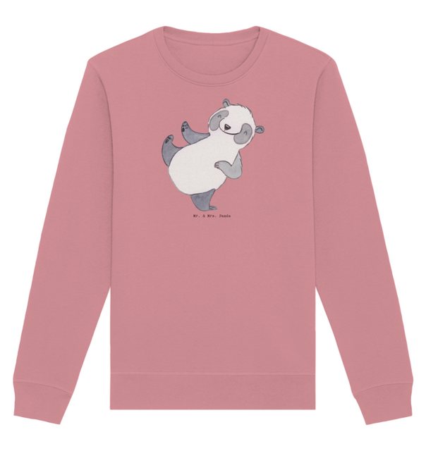 Mr. & Mrs. Panda Longpullover Größe M Panda Kampfkunst - Canyon Pink - Gesc günstig online kaufen