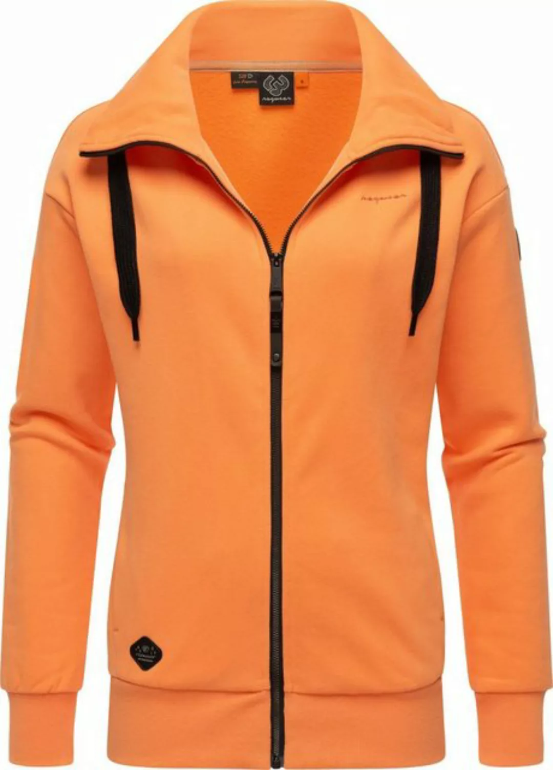 Ragwear Sweatjacke Shocky sportliche Damen Zip-Hoodie mit Kordeln günstig online kaufen