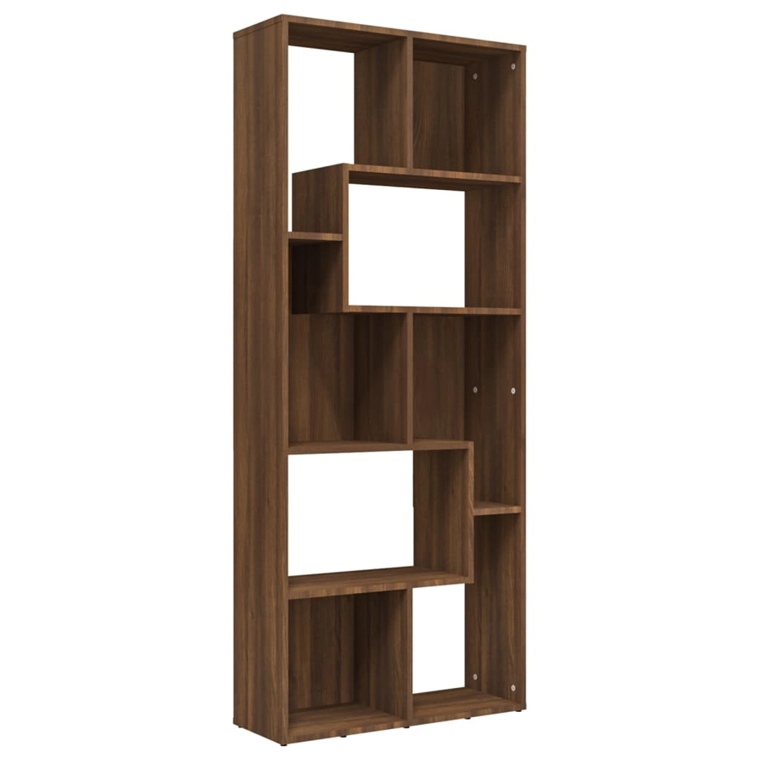 vidaXL Bücherregal Braun Eiche 67x24x161 cm Holzwerkstoff günstig online kaufen