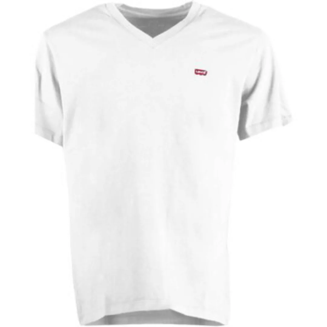 Levis  T-Shirts & Poloshirts Original Hm Vneck White günstig online kaufen