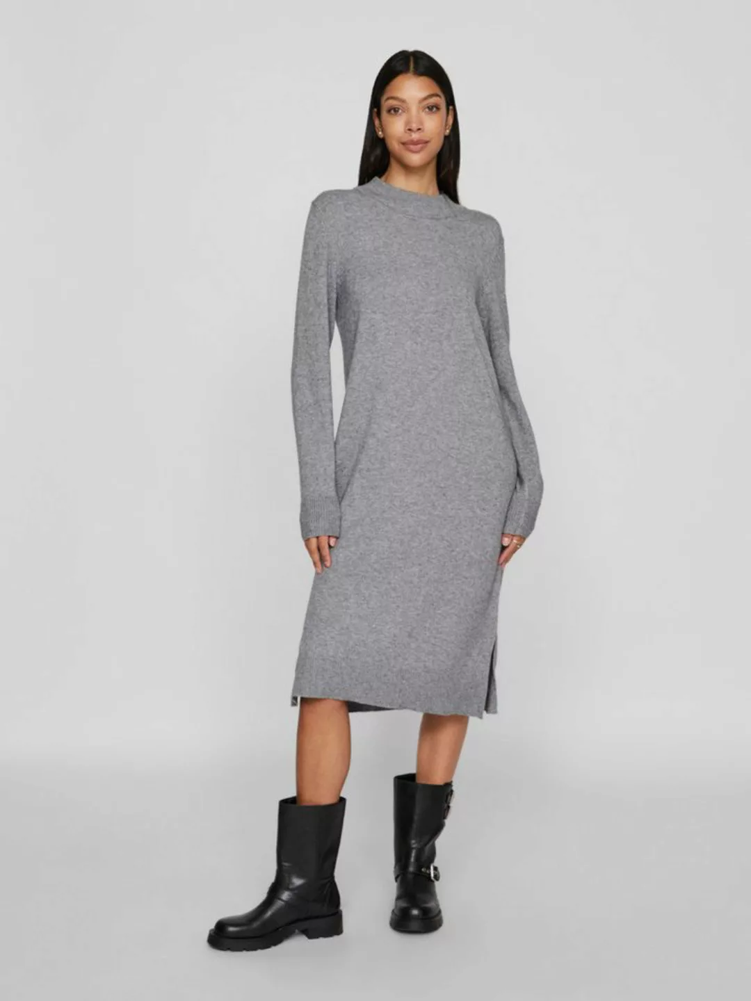 Vila Strickkleid VIRIL CREW NECK L/S MIDI DRESS - NOOS günstig online kaufen