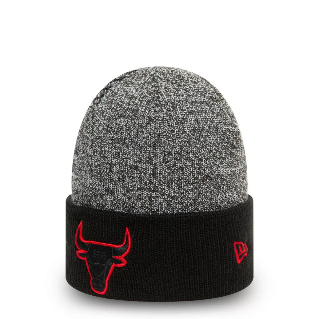 New Era Team Chicago Bulls Pop Cuff Knit Mütze One Size Black / Grey günstig online kaufen
