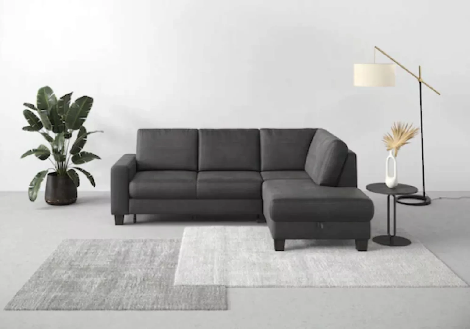 Home affaire Ecksofa Summer L-Form, mit Ottomane, mit oder ohne Bettfunktio günstig online kaufen