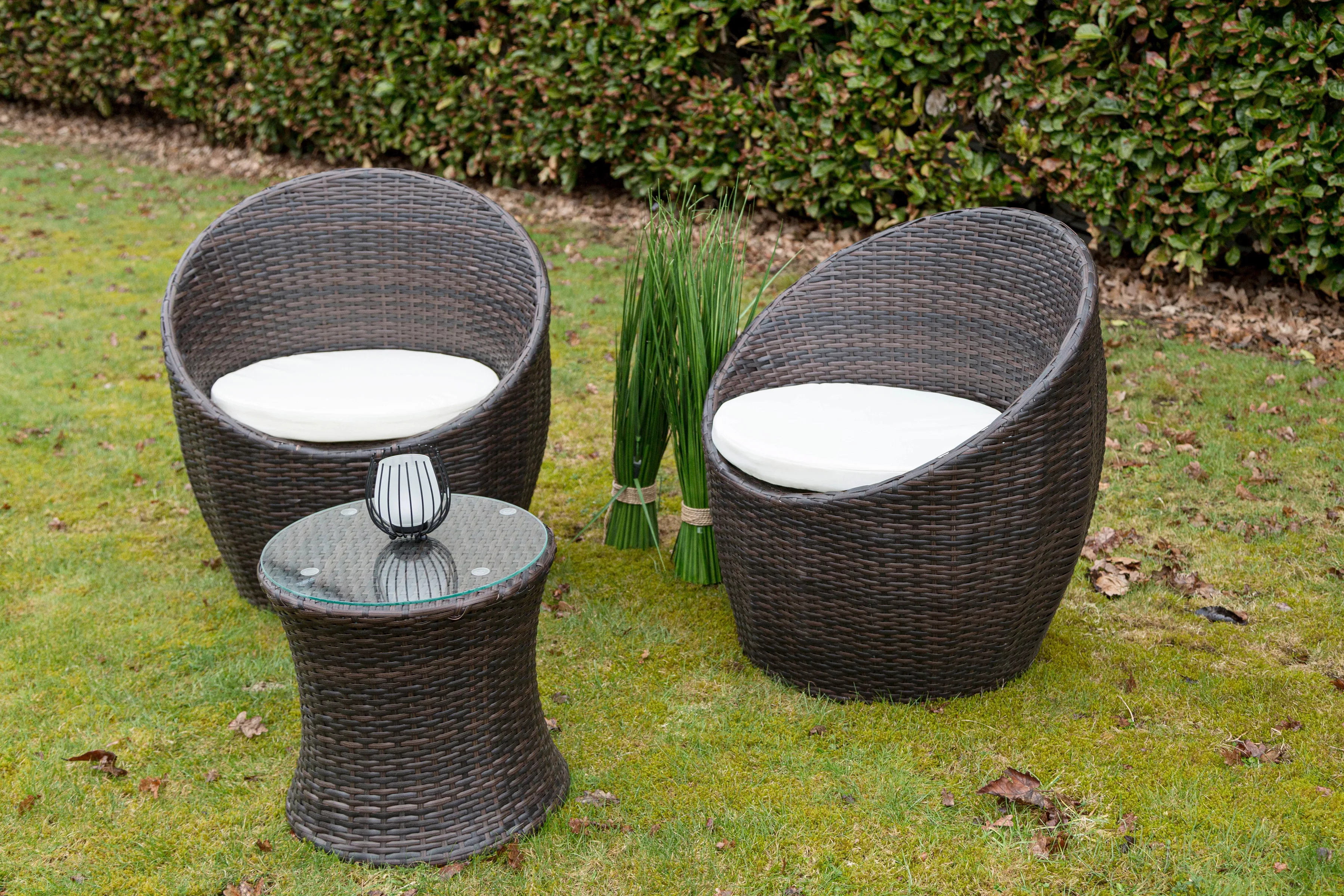 my Flair Gartenlounge-Set, (3 tlg.), 2 Stühle, 1 Tisch günstig online kaufen