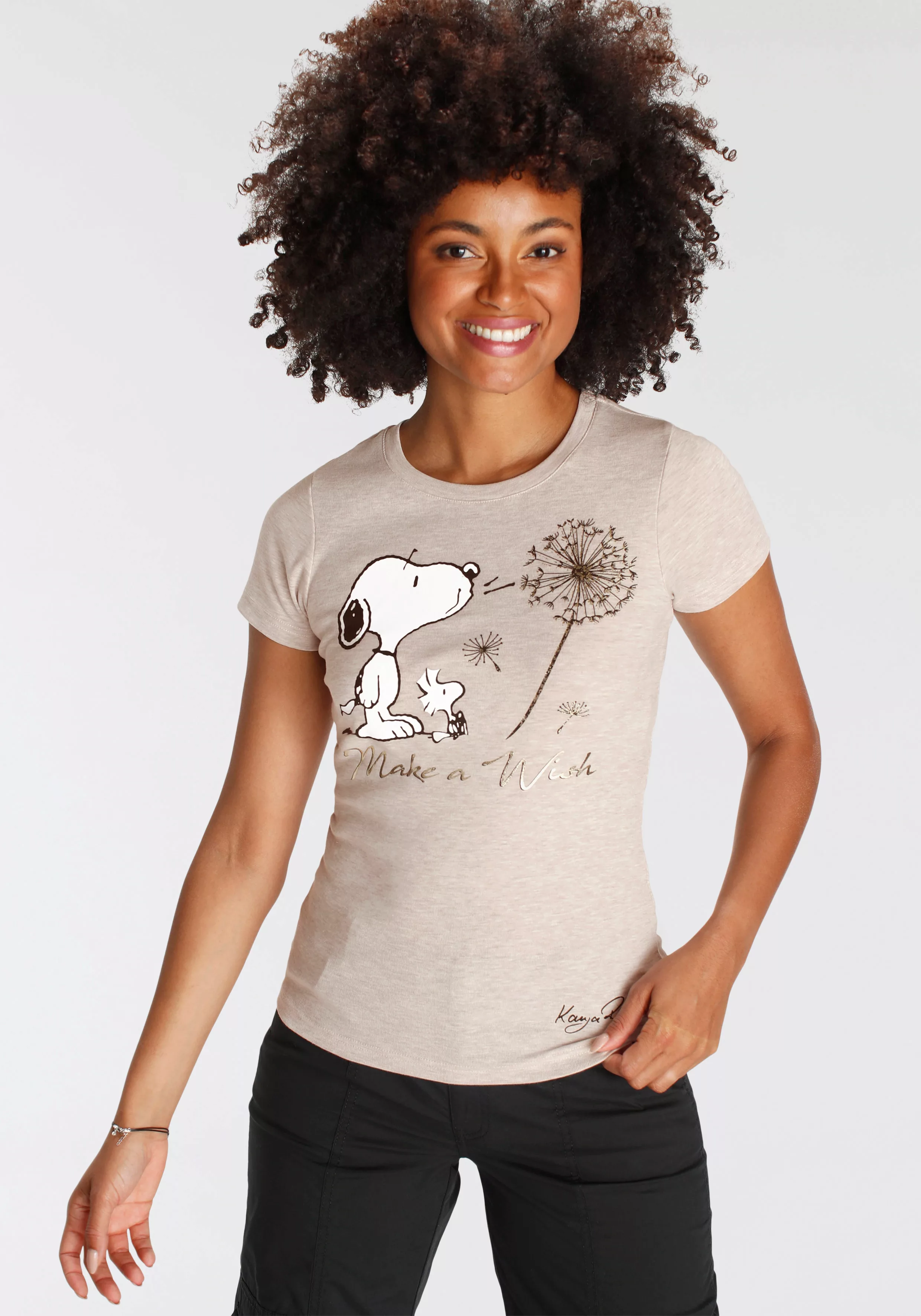 KangaROOS Kurzarmshirt mit lizensiertem Snoopy Print Originaldesign günstig online kaufen