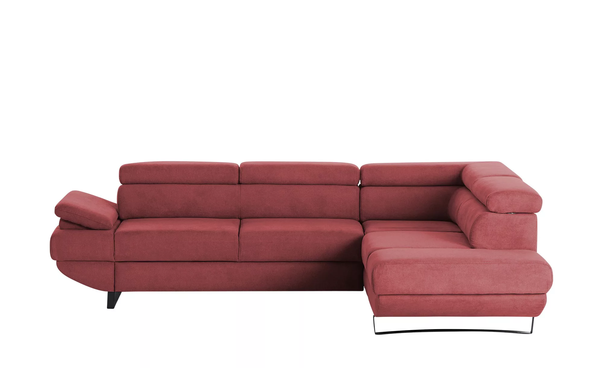 switch Ecksofa aus Mikrofaser Gio ¦ rot ¦ Maße (cm): B: 263 H: 74 T: 200.0 günstig online kaufen