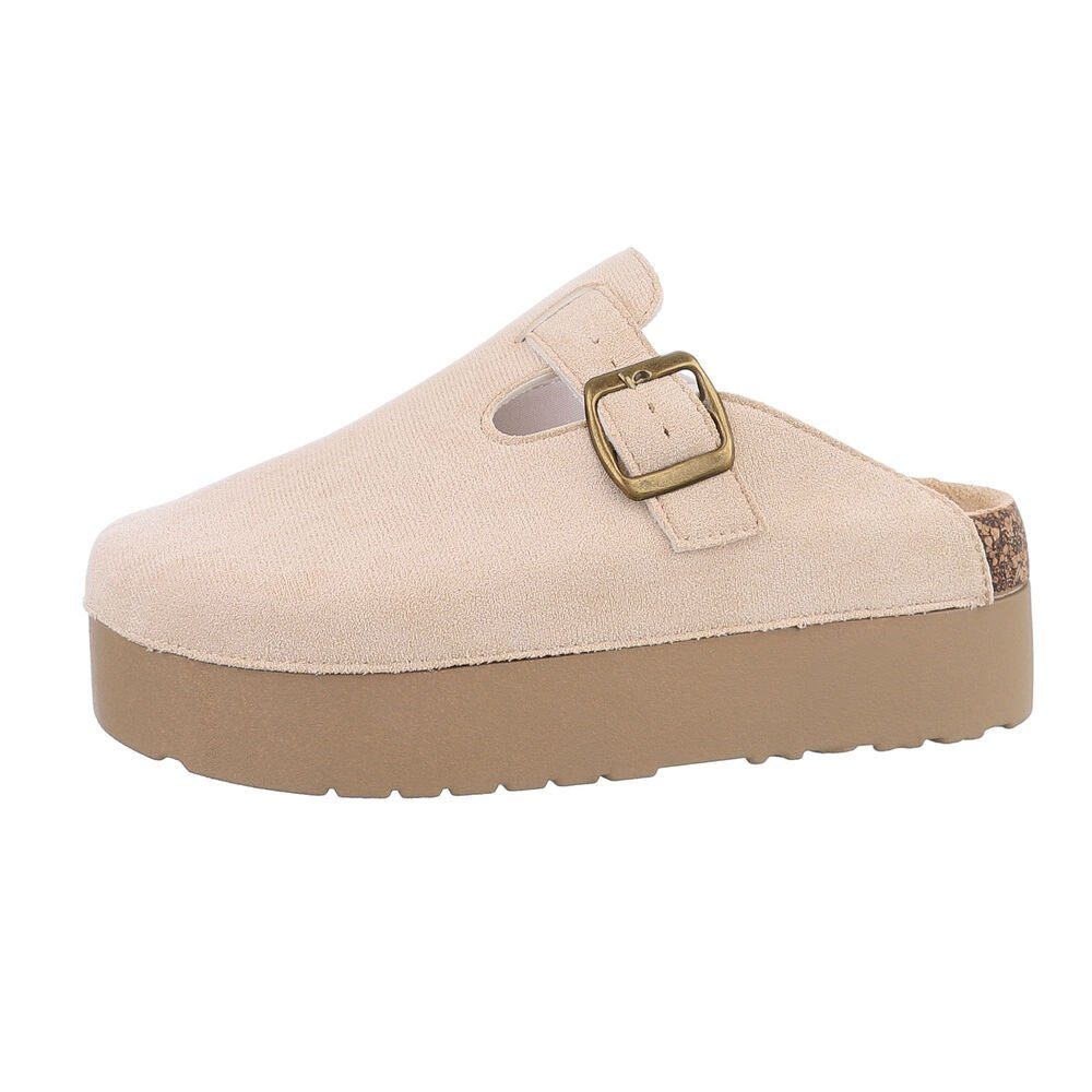 Ital-Design Damen Mules Freizeit Plateausandaletten (85698220) günstig online kaufen