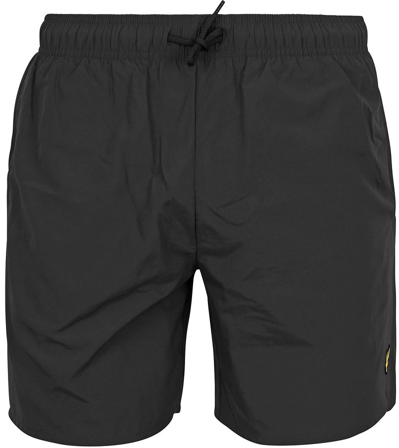 Lyle & Scott Badeshorts Plain Schwarz - Größe L günstig online kaufen