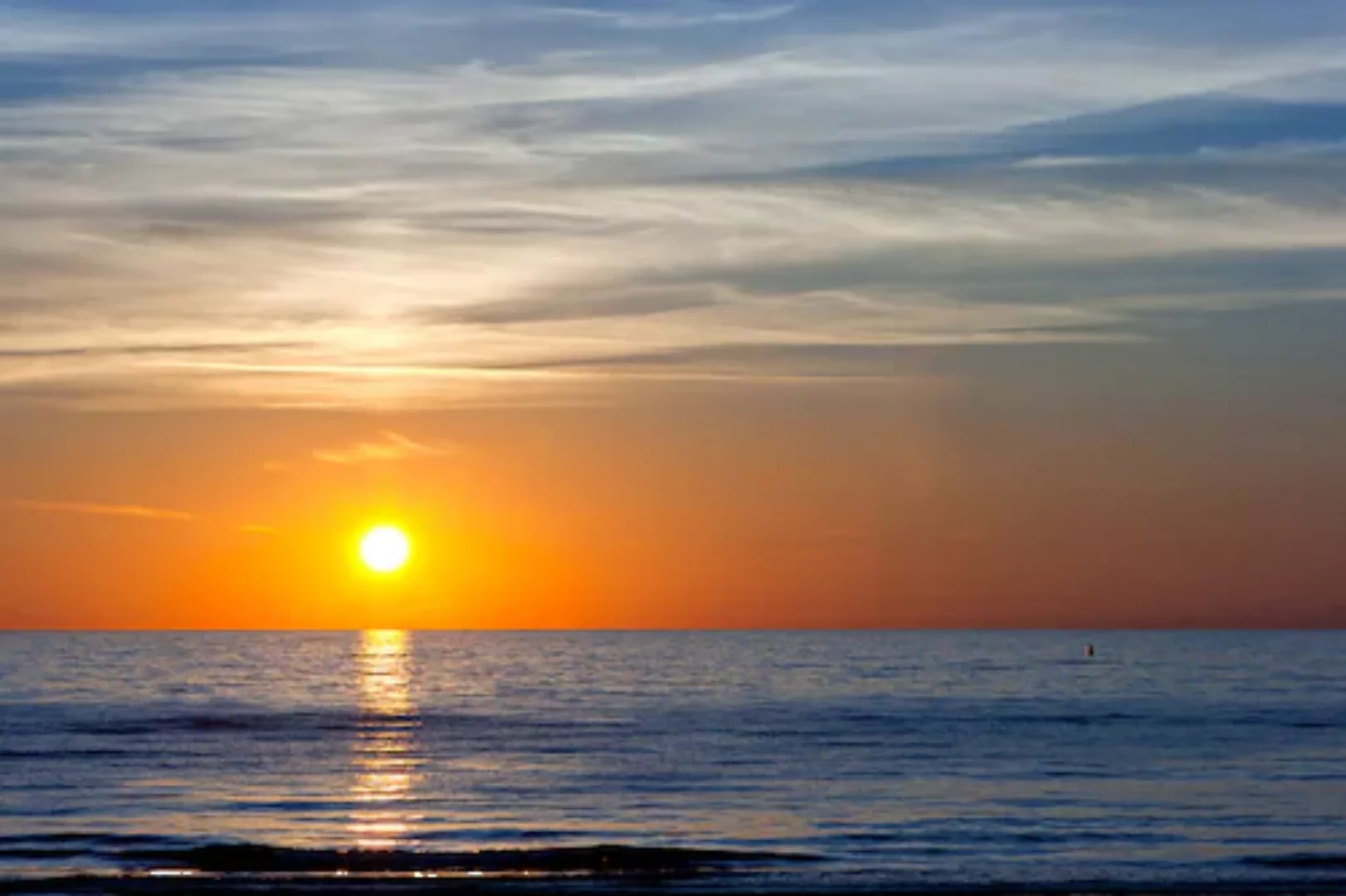 Papermoon Fototapete »Sonnenuntergang an der Ostsee« günstig online kaufen