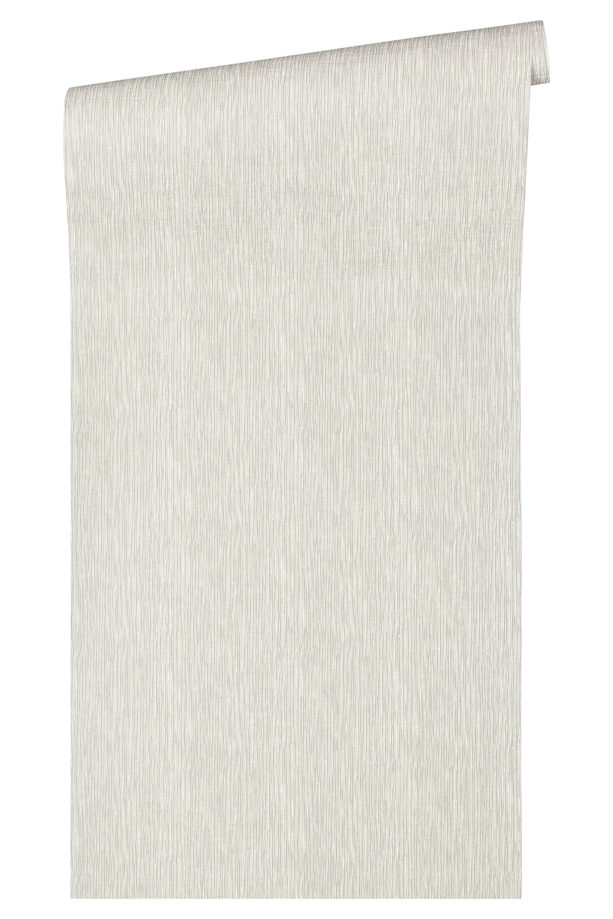 Bricoflor Strukturtapete in Hellgrau Moderne Tapete mit Dünnen Streifen für günstig online kaufen
