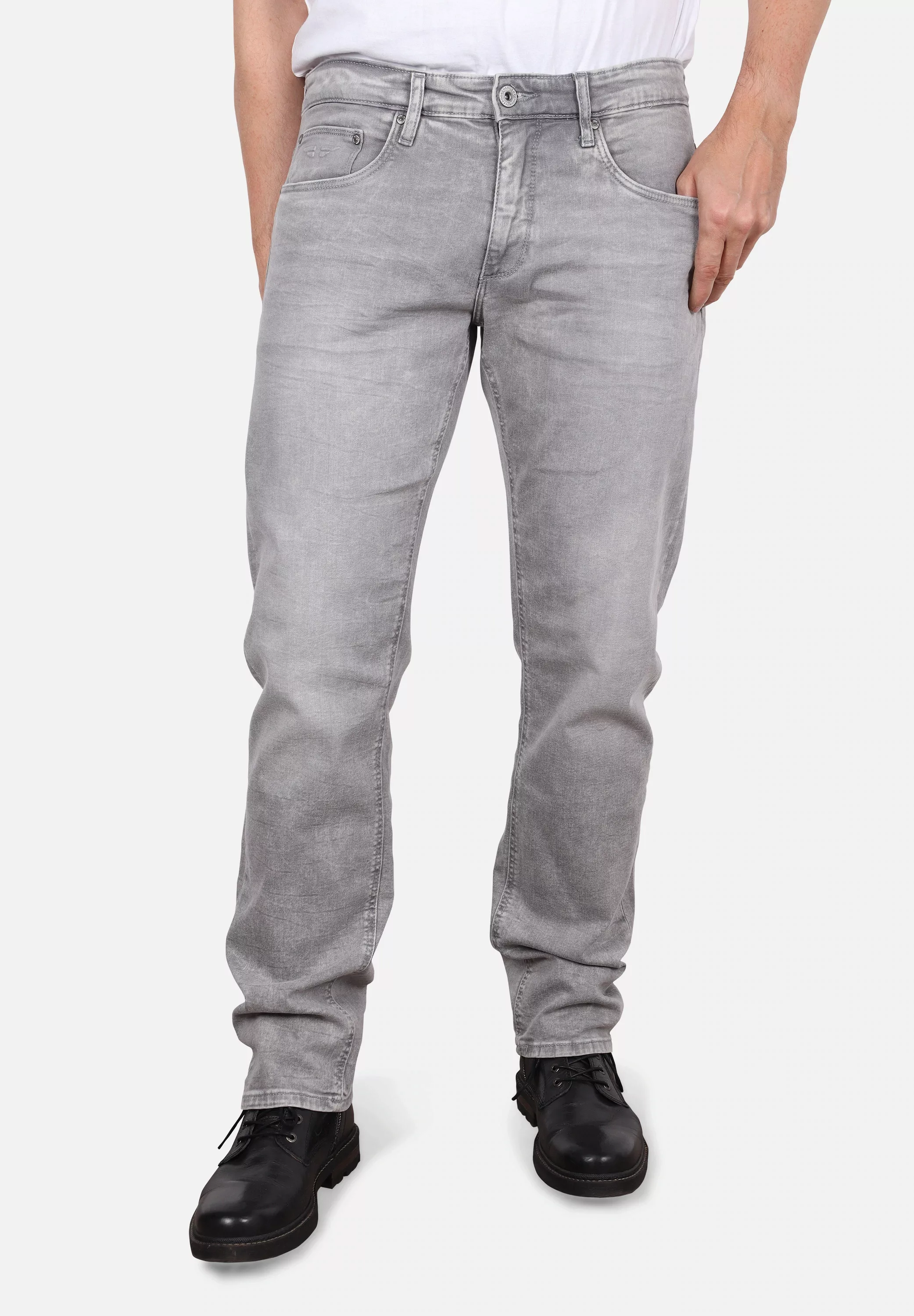 HERO by John Medoox Straight-Jeans Phoenix Big Stretch - Lightgrey denim günstig online kaufen