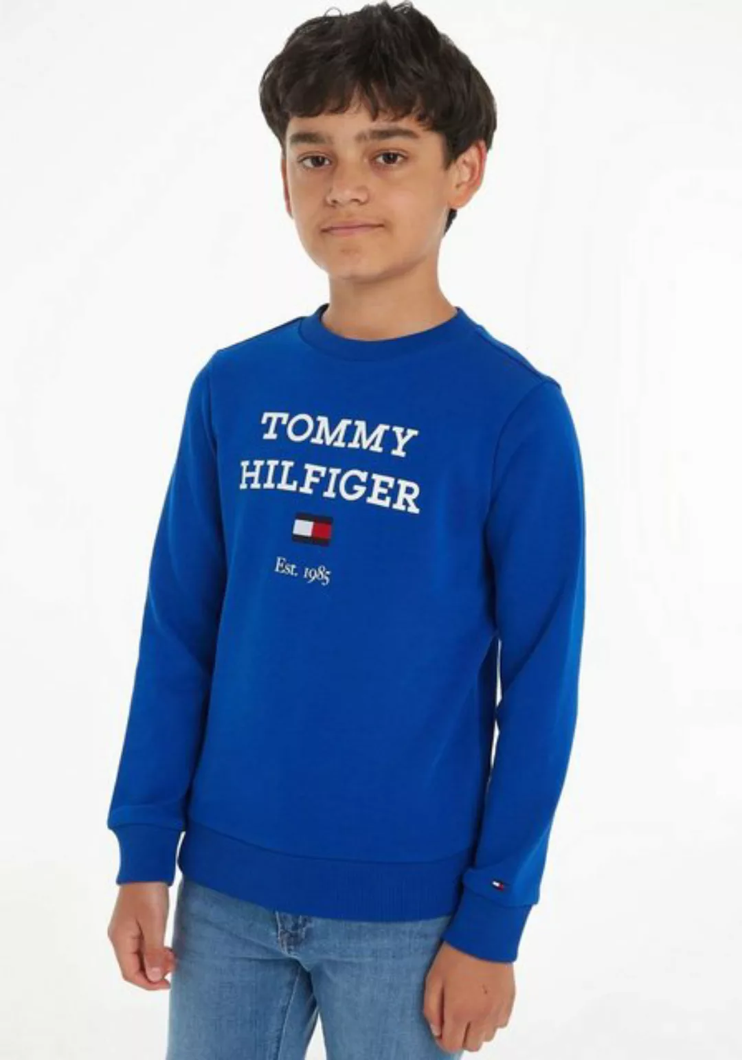 Tommy Hilfiger Sweatshirt TH LOGO SWEATSHIRT mit großem Logo günstig online kaufen