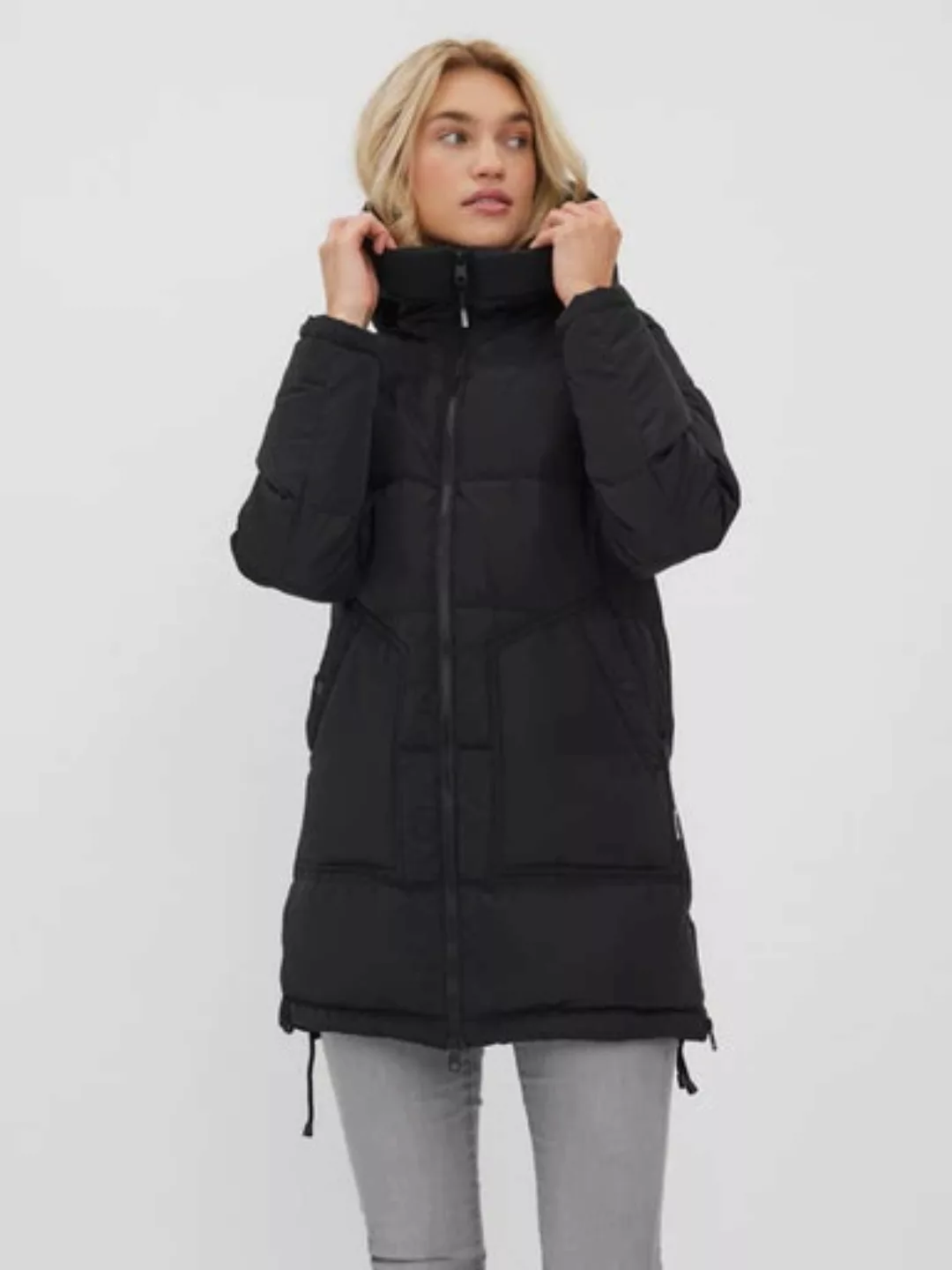 VERO MODA Kapuzen Puffer Jacke Damen Schwarz günstig online kaufen