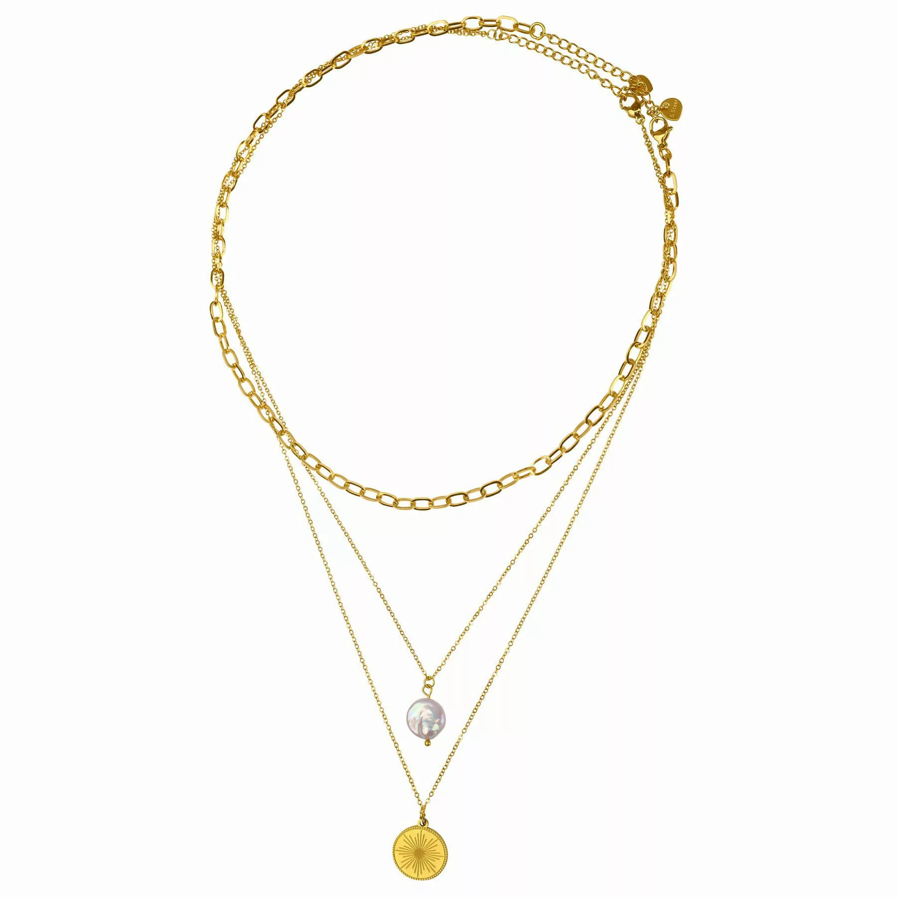 ANELY Kette mit Anhänger Edelstahl Schmuck günstig online kaufen