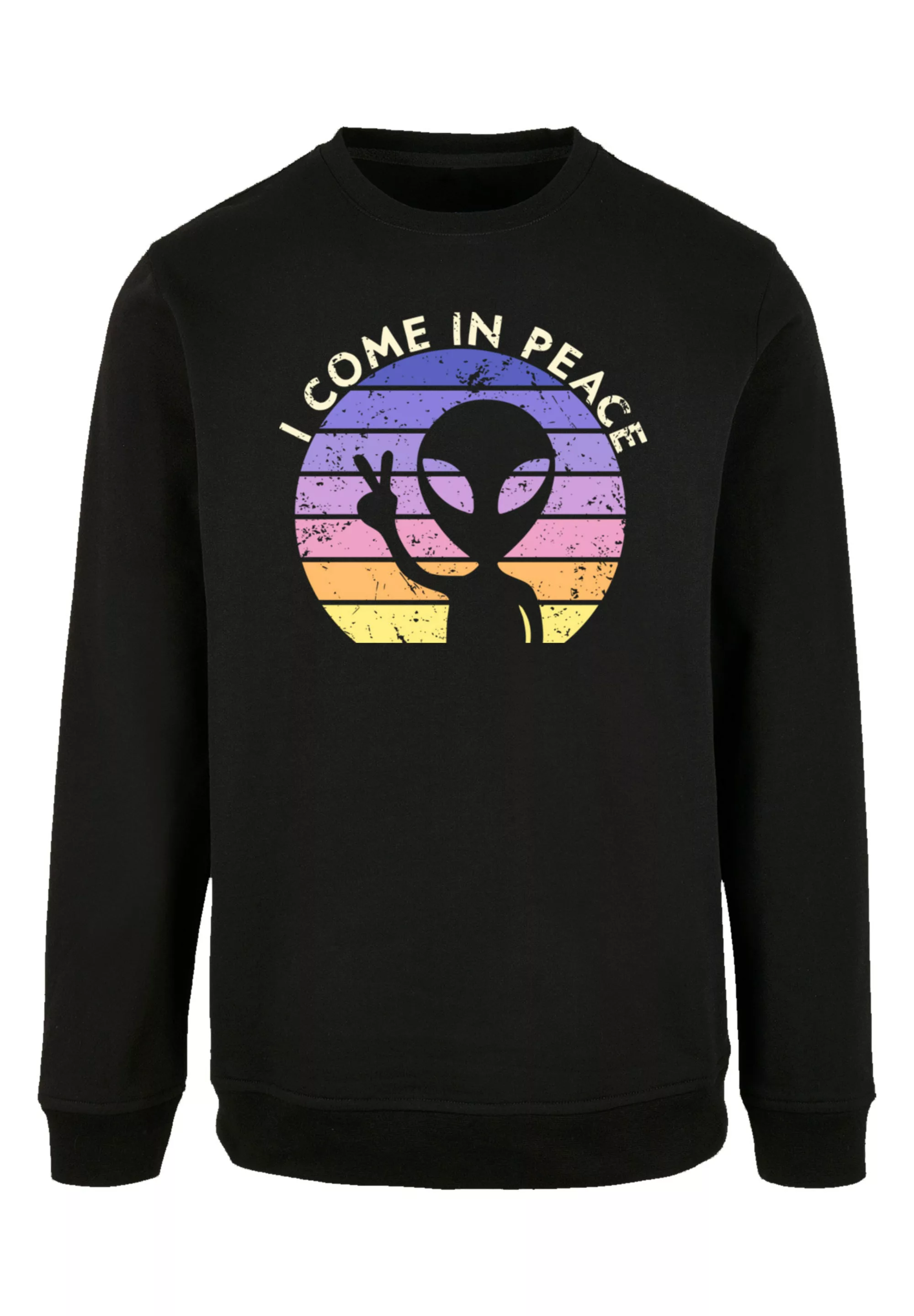 F4NT4STIC Sweatshirt "Alien Peace Sunset", Premium Qualität günstig online kaufen