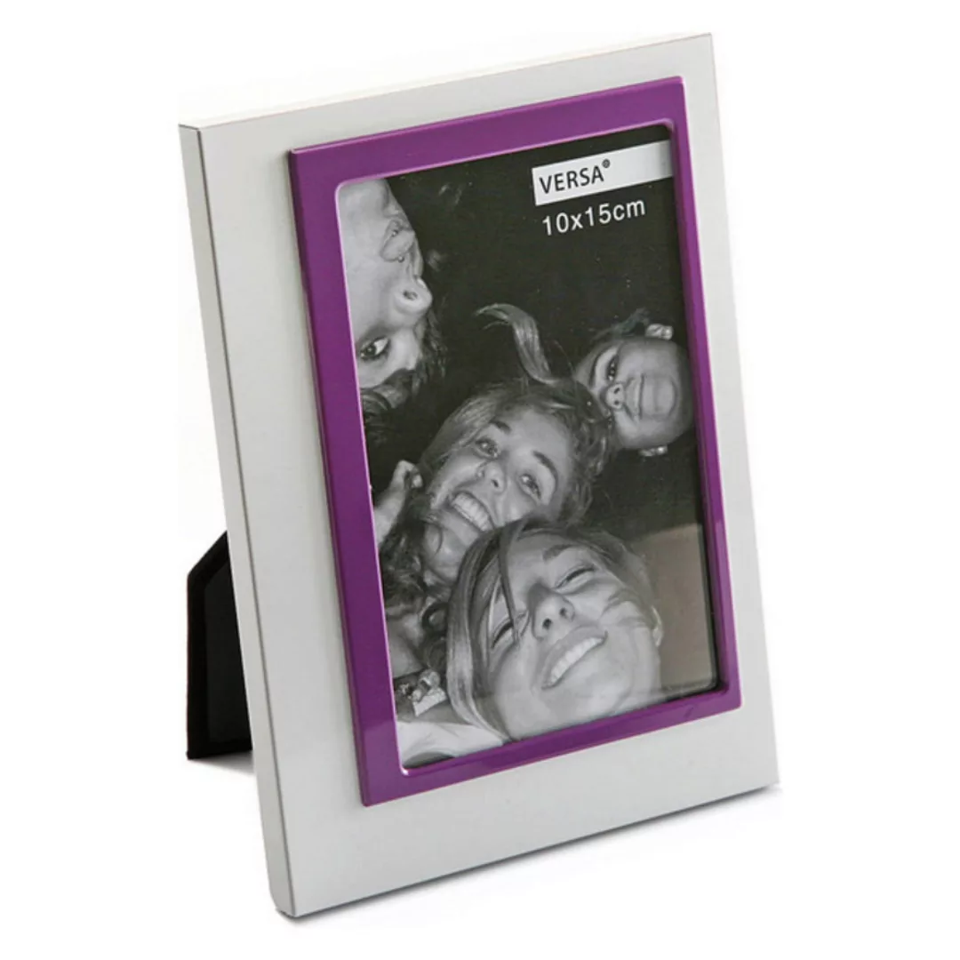 Fotorahmen Weiß/violett Aluminium günstig online kaufen