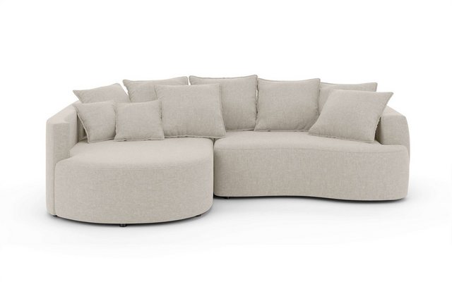 INOSIGN Ecksofa "Kahekili mit Bettfunktion und Bettkasten, B/H/T 255/90/181 günstig online kaufen