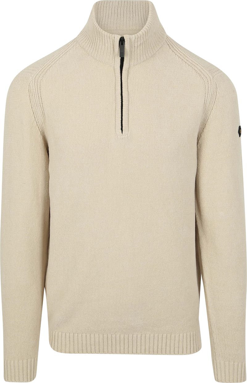 No Excess Halfzip Pullover Chenille Ecru - Größe 3XL günstig online kaufen