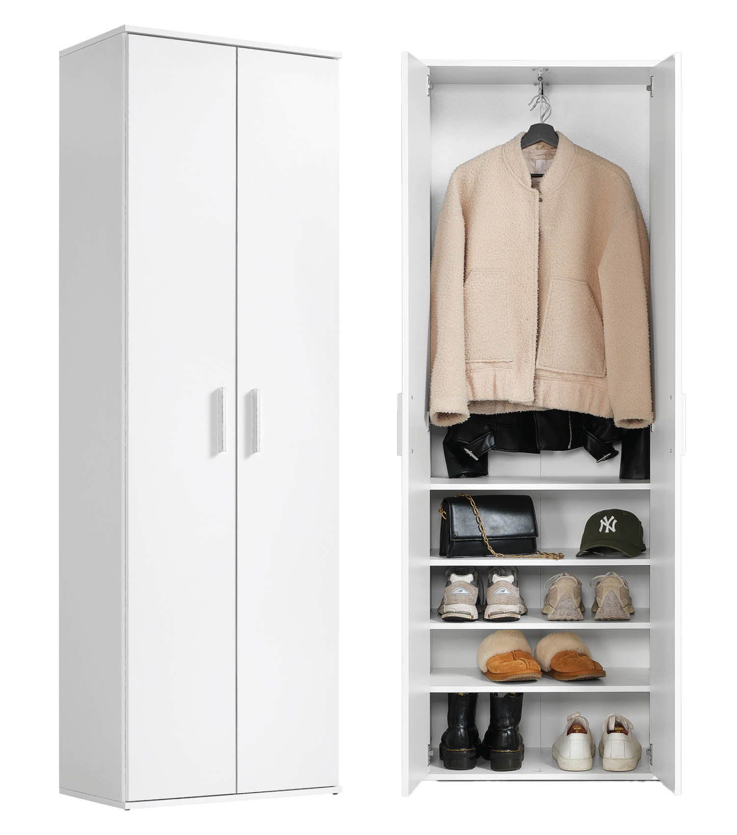 mokebo Garderobenschrank Der Lange Flurschrank Haushaltsschrank oder Mehrzw günstig online kaufen