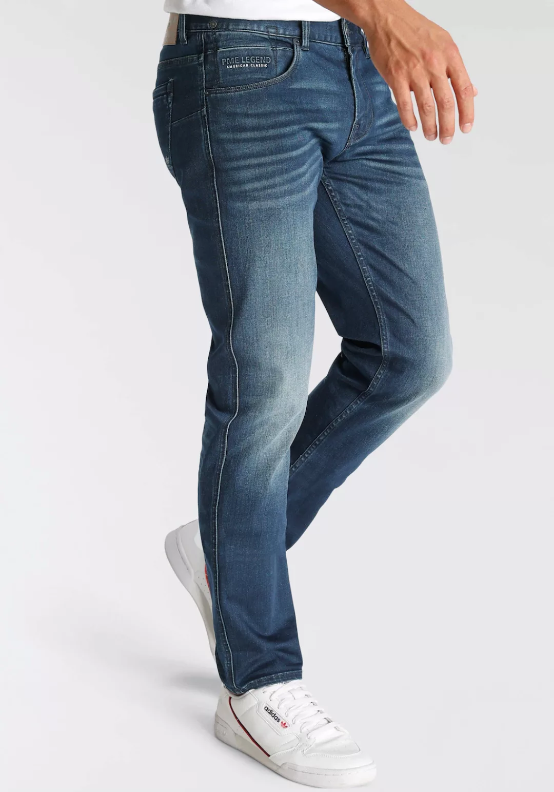 PME Legend Herren Jeans COMMANDER 3.0 - Relaxed Fit - Blau - Fresh Mid Blue günstig online kaufen