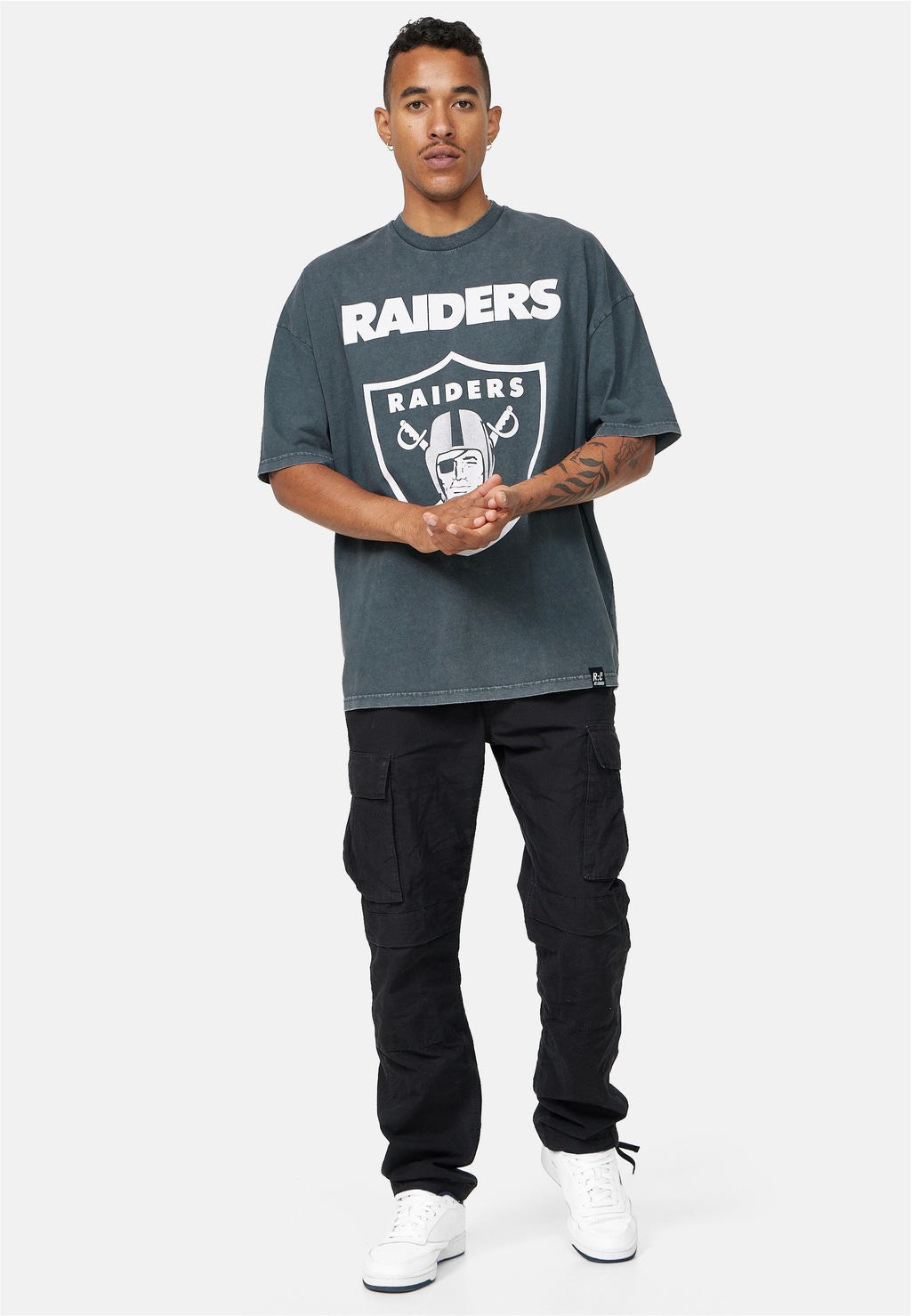 Recovered T-Shirt "NFL Raiders Shield", im zeitlosen Design günstig online kaufen