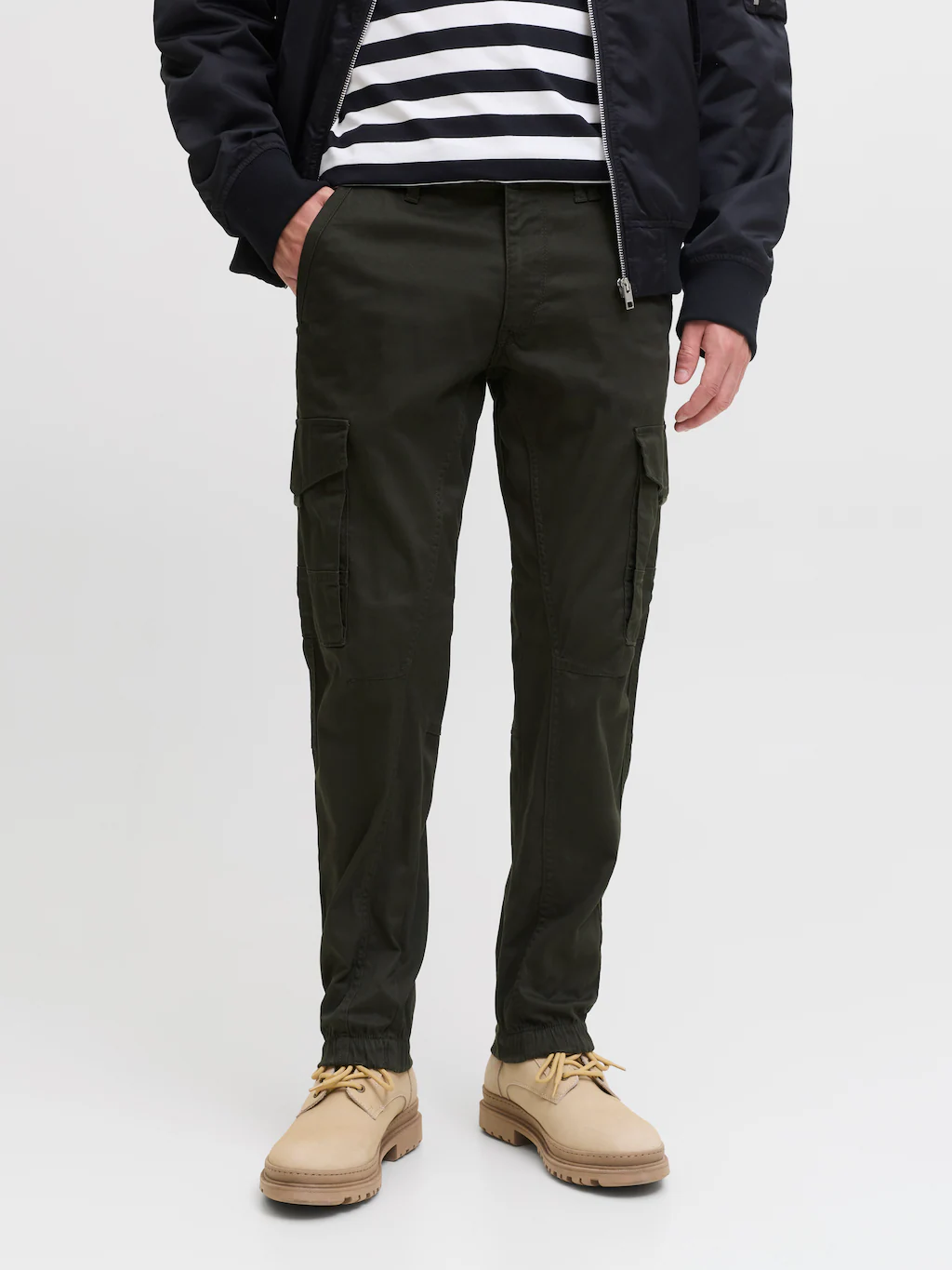 Jack & Jones Cargohose "JPSTPAUL JJFLAKE CARGO NOOS", mit Beintaschen günstig online kaufen