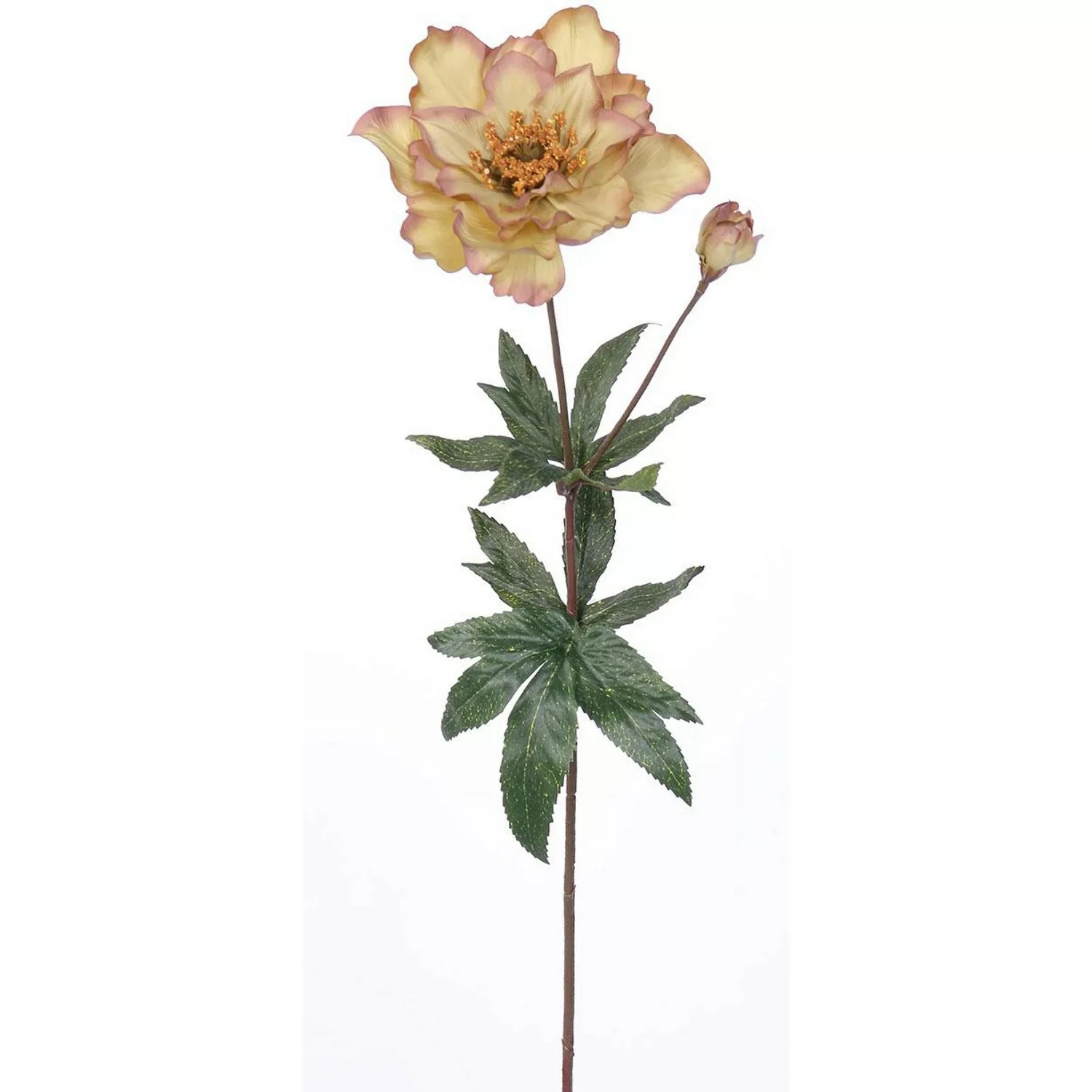 Flower Power Kunstblume Christrose 60 cm Mauve günstig online kaufen