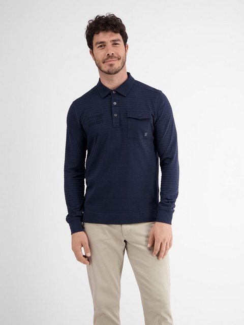 LERROS Langarm-Poloshirt "LERROS Longsleeve-Polo, gestreift" günstig online kaufen