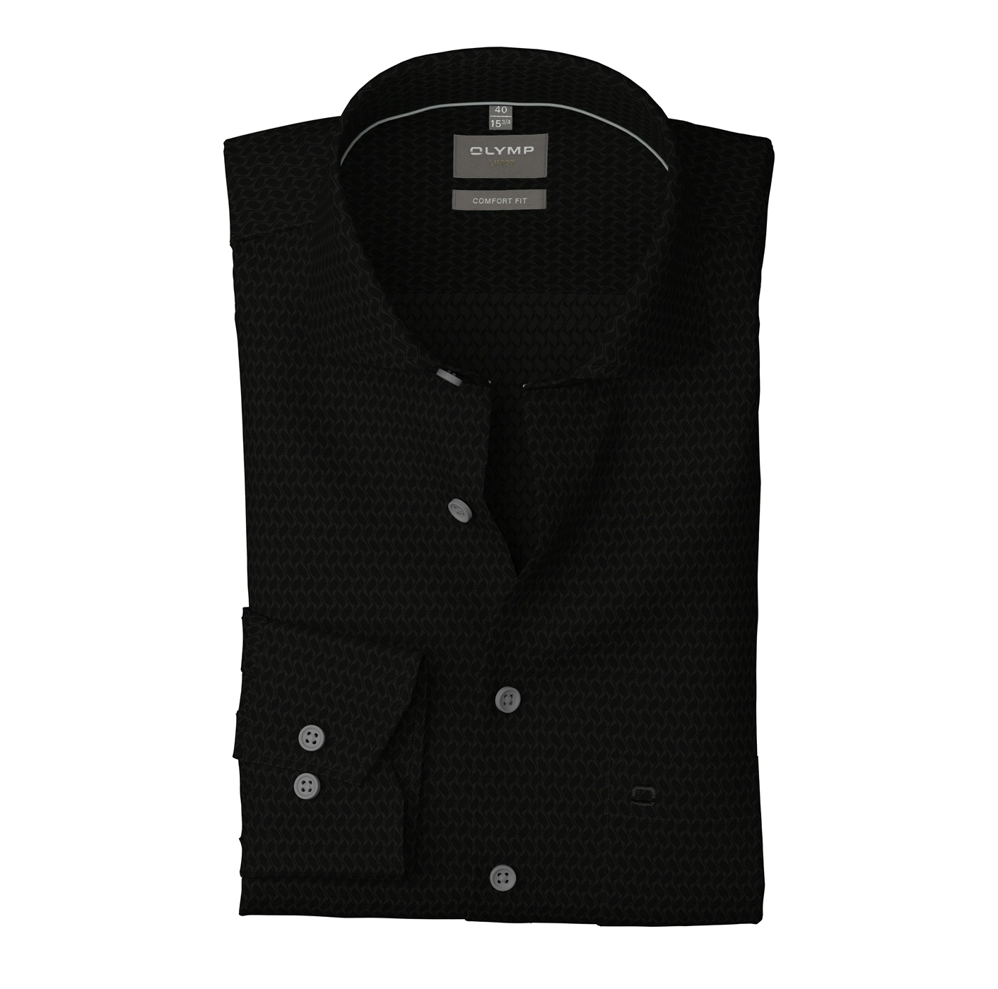 OLYMP Langarmhemd "Luxor comfort fit", Struktur - Satin, comfort fit, Busin günstig online kaufen