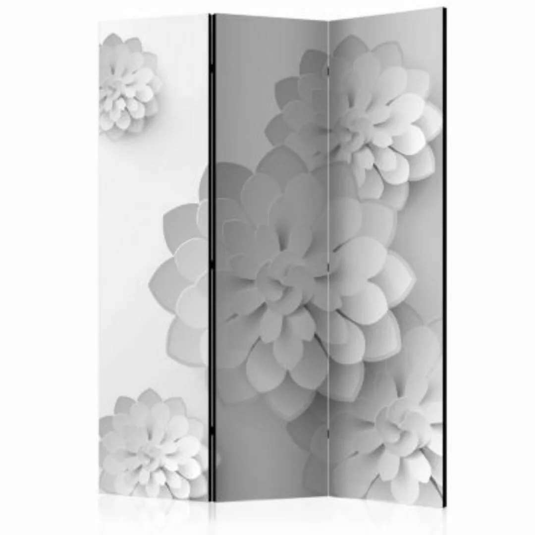 artgeist Paravent White Garden [Room Dividers] schwarz/weiß Gr. 135 x 172 günstig online kaufen