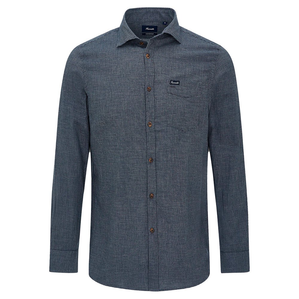 FaÇonnable Sportswear Club Massena Flanel Houndstooth Shirt M Marine günstig online kaufen