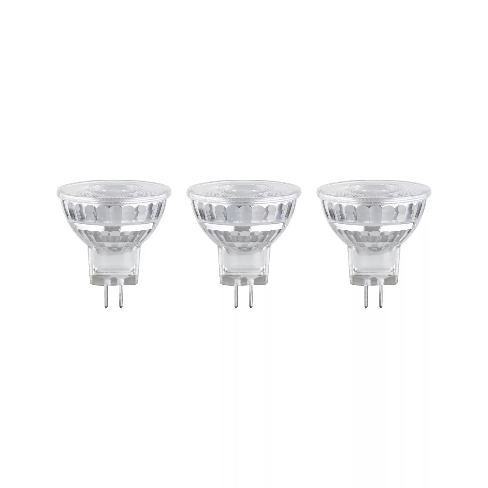 Paulmann LED-Leuchtmittel »3er-Pack Glasreflektor GU4 184lm 1,8W 2700K 12V« günstig online kaufen