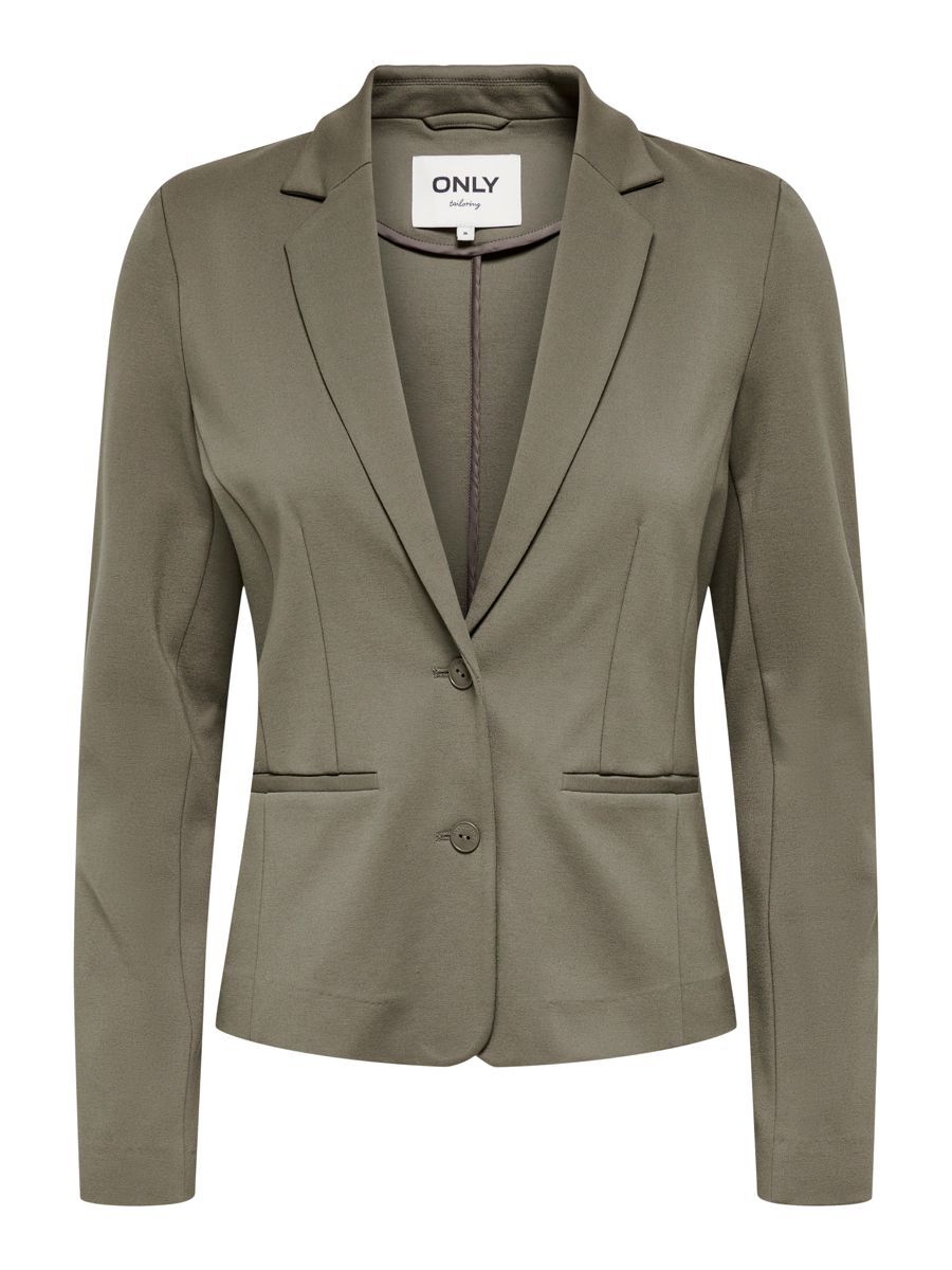 ONLY Einfarbiger Blazer Damen Grau günstig online kaufen