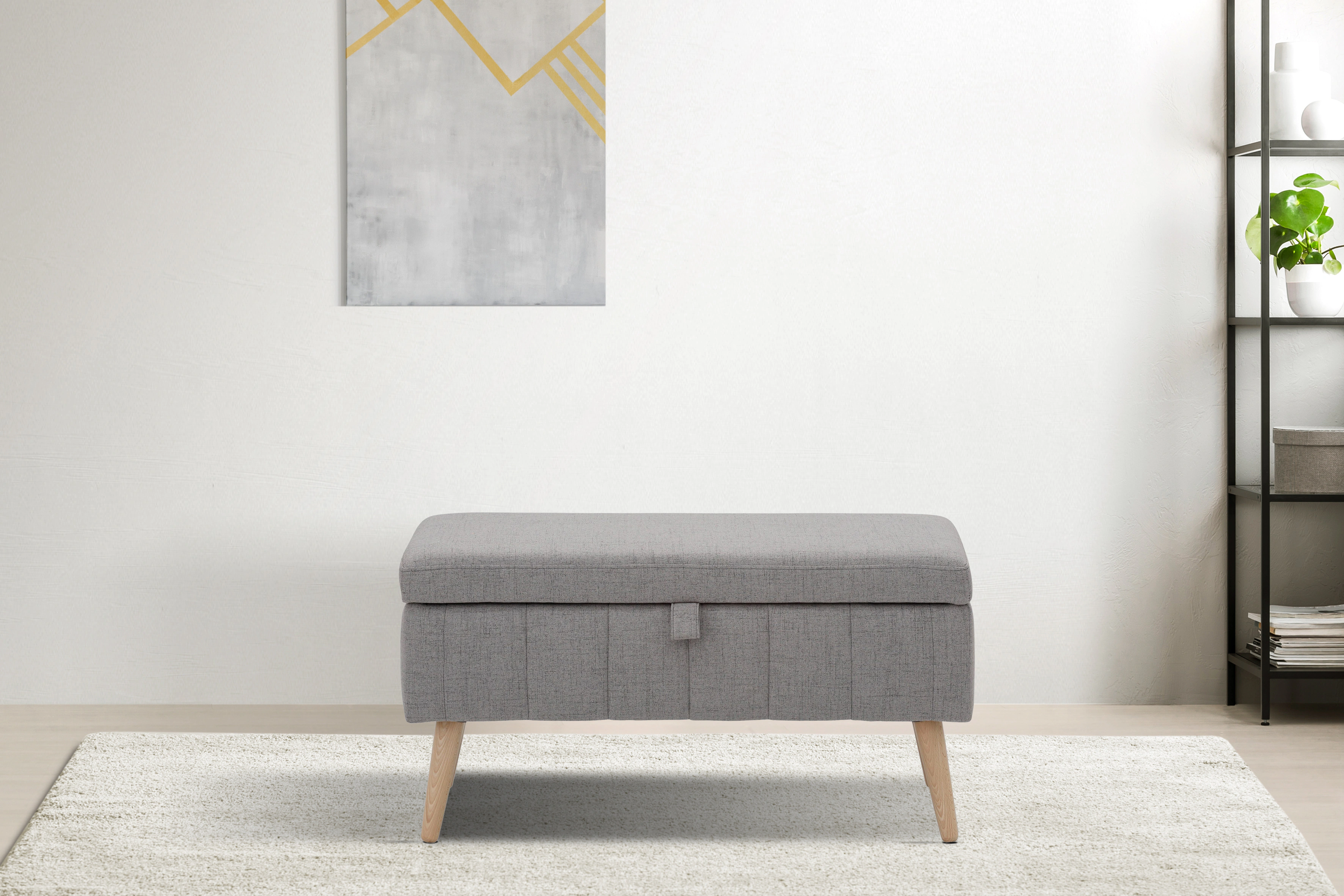 INOSIGN Truhenbank "AMIRA Sitzbank mit Stauraum, Maße B/T/H: 81/36/43 cm", günstig online kaufen