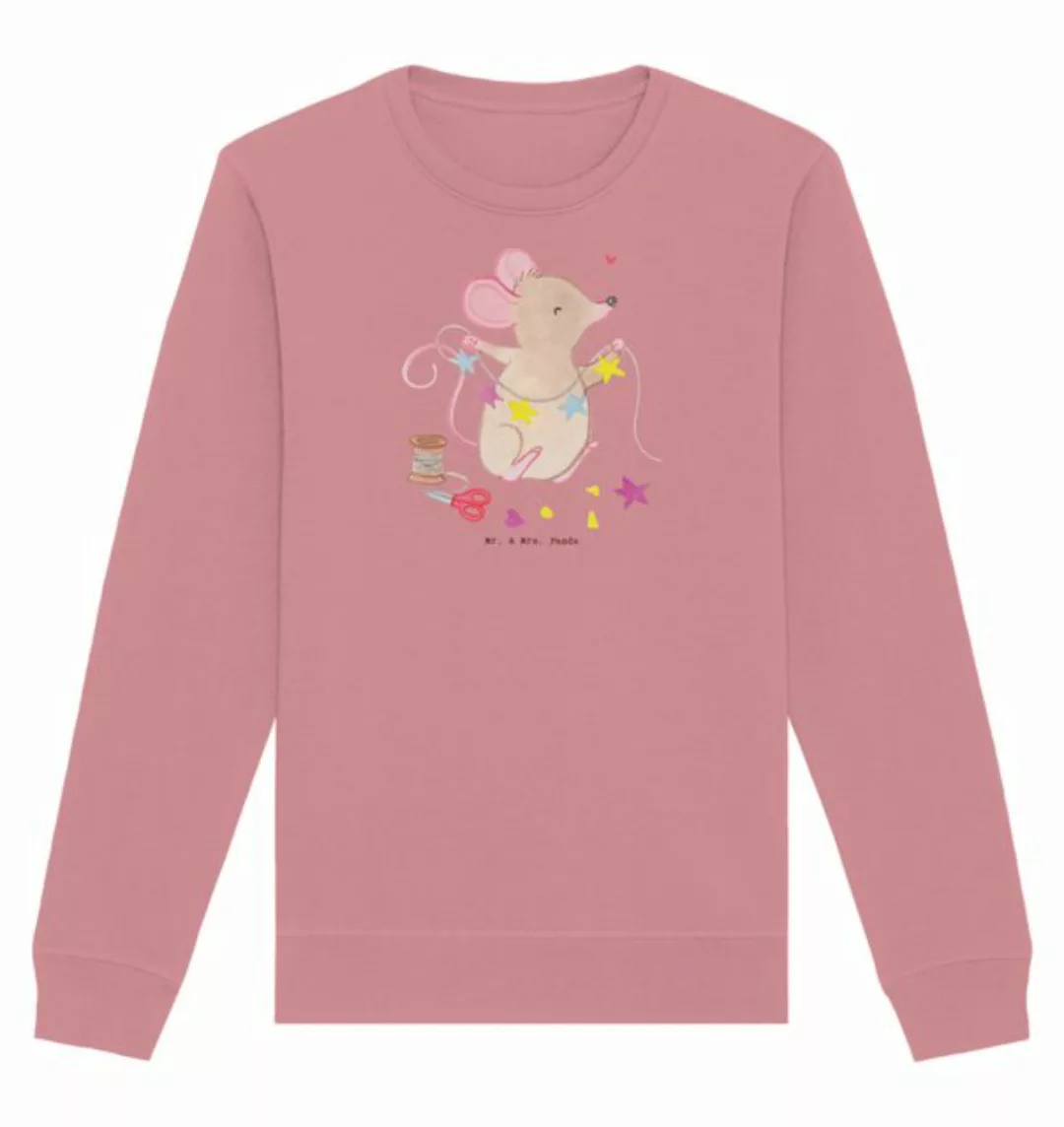 Mr. & Mrs. Panda Longpullover Maus Basteln Größe L - Canyon Pink - Geschenk günstig online kaufen