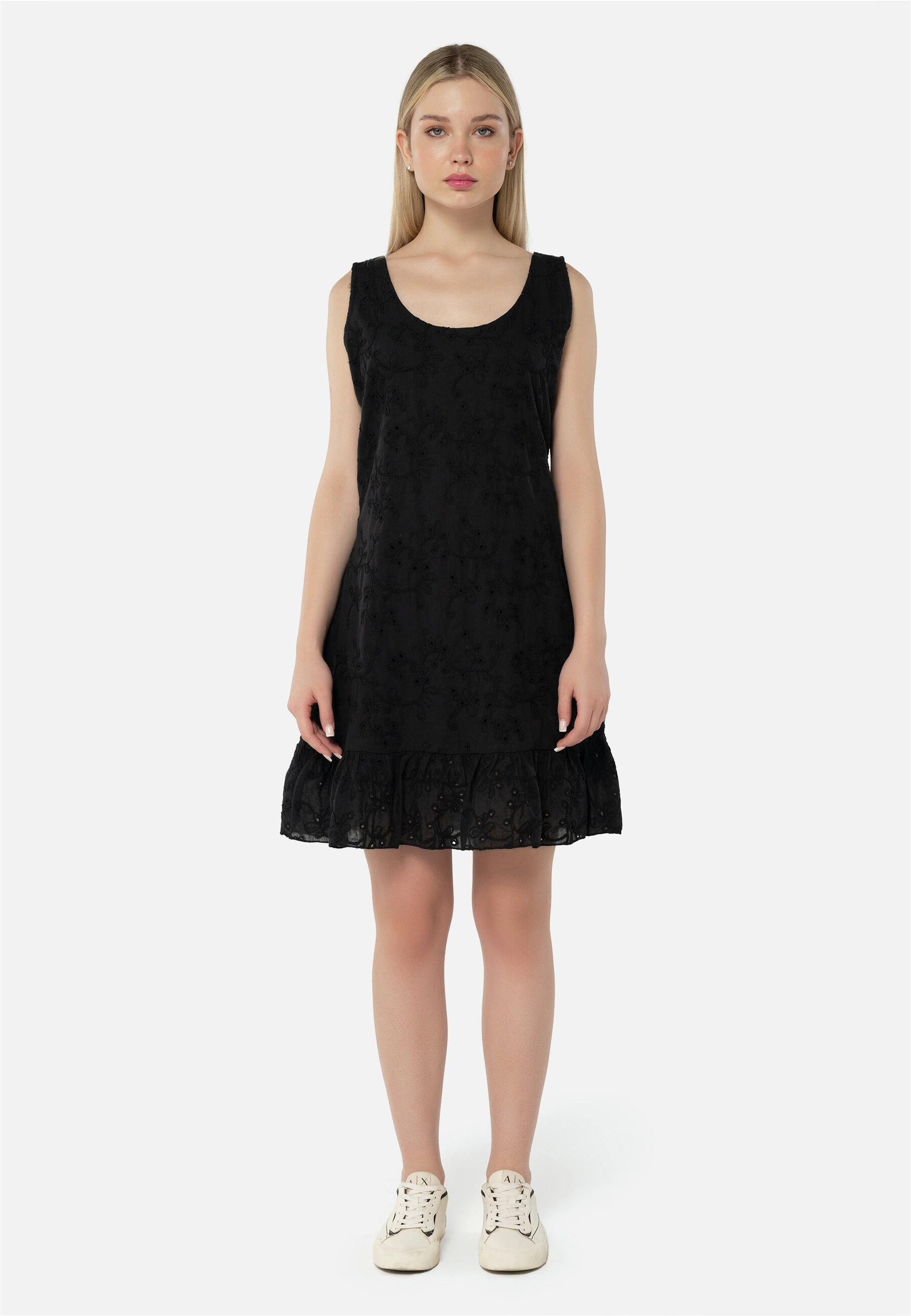 freshlions Jerseykleid "Avery", (1 tlg.), mit gerafftem Faltenrock günstig online kaufen