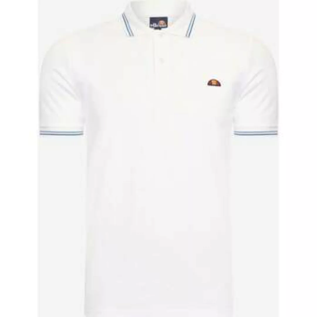 Ellesse  T-Shirts & Poloshirts Rooks Poloshirt – weiß, hellblau, dunkelblau günstig online kaufen