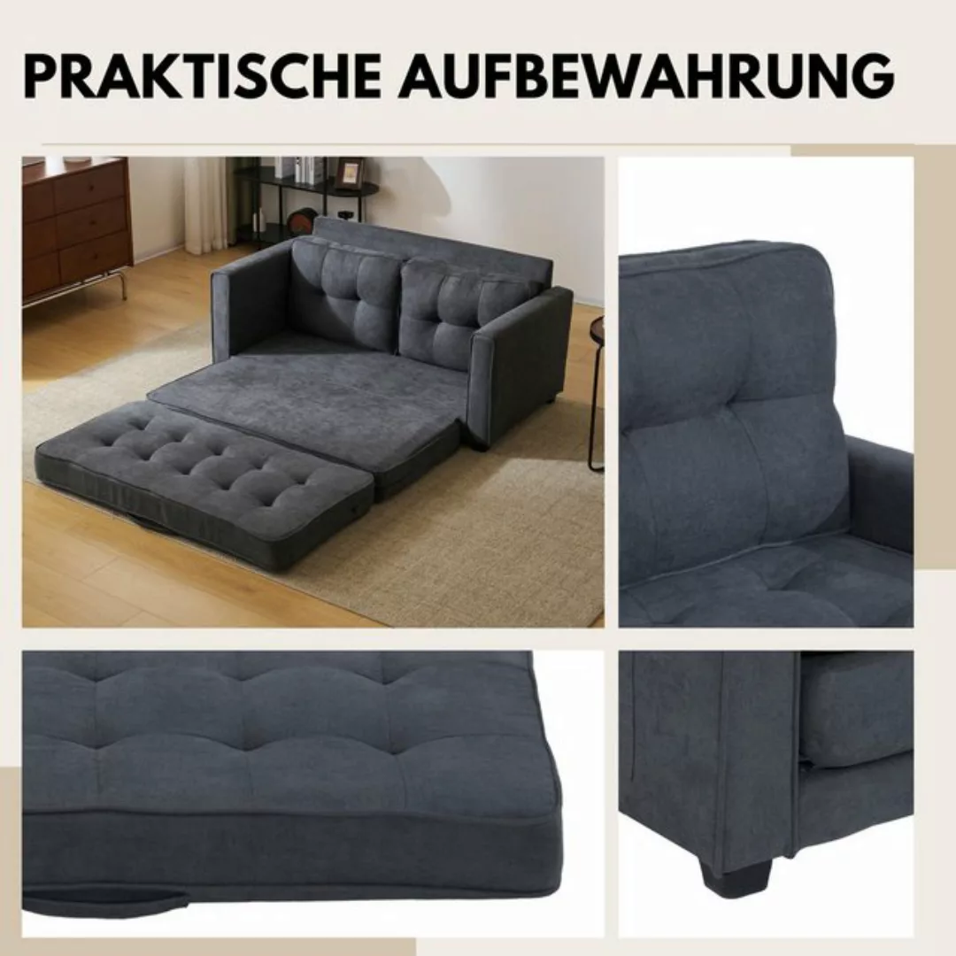 SeedWave Schlafsofa 2-Sitzer Sofa mit Schlaffunktion, Polsterschlafsofa mit günstig online kaufen