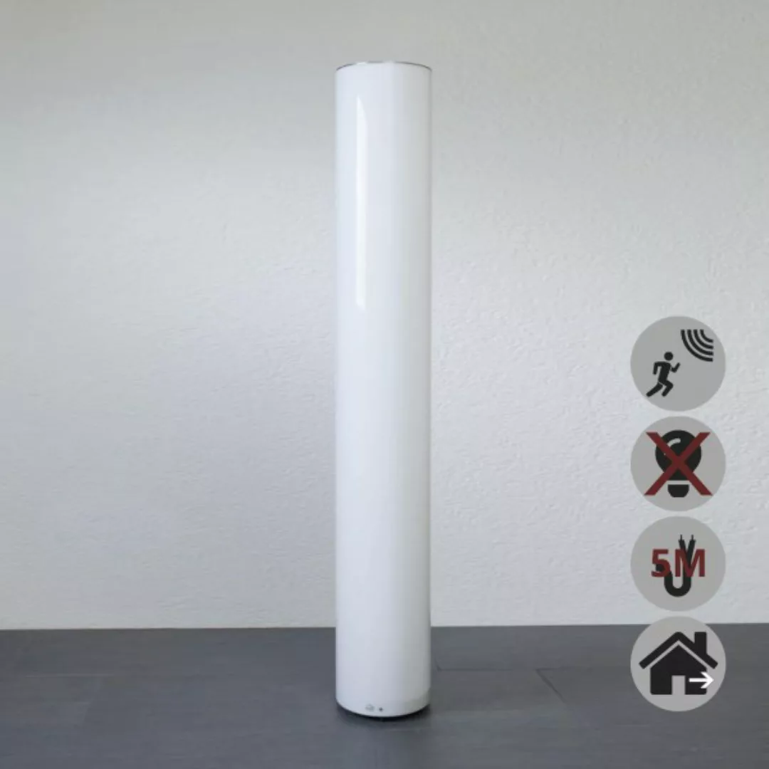 EPSTEIN-DESIGN APOLLO AUßEN 132 cm 5M KABEL BEWEGUNGSSENSOR Säulenleuchte W günstig online kaufen