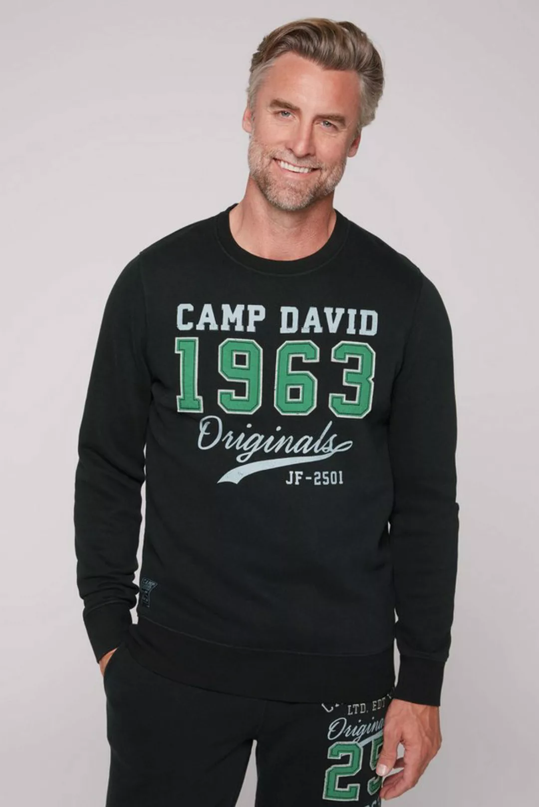 CAMP DAVID Sweater mit weicher Innenseite günstig online kaufen