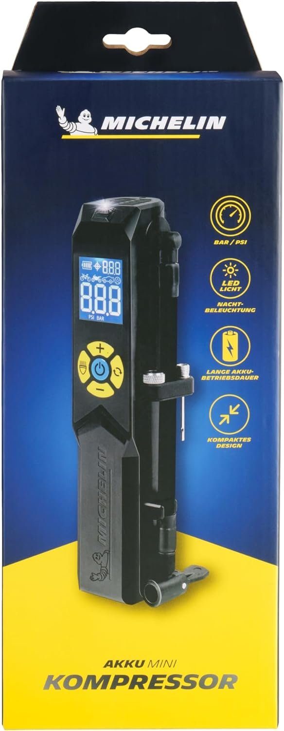 Michelin Akku-Handkompressor Mini Fahrrad 10 Bar günstig online kaufen