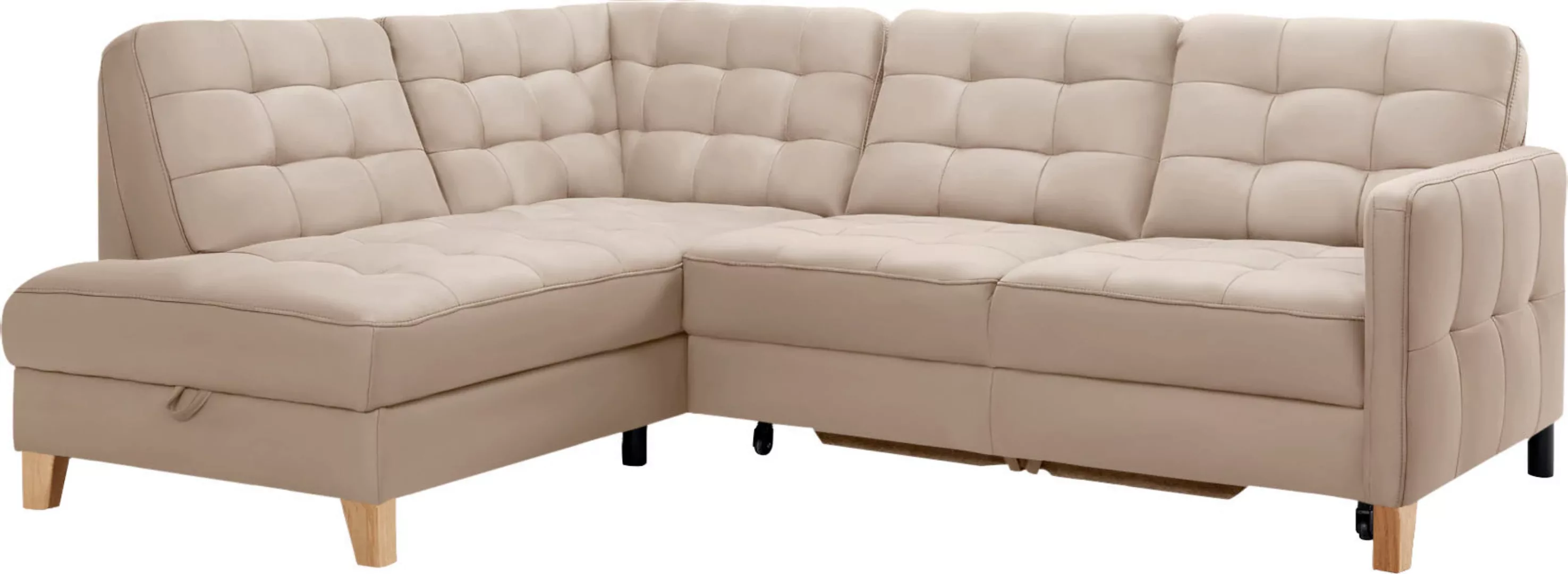 exxpo - sofa fashion Ecksofa "Elio, kompakt und komfortabel, bequem, zeitlo günstig online kaufen