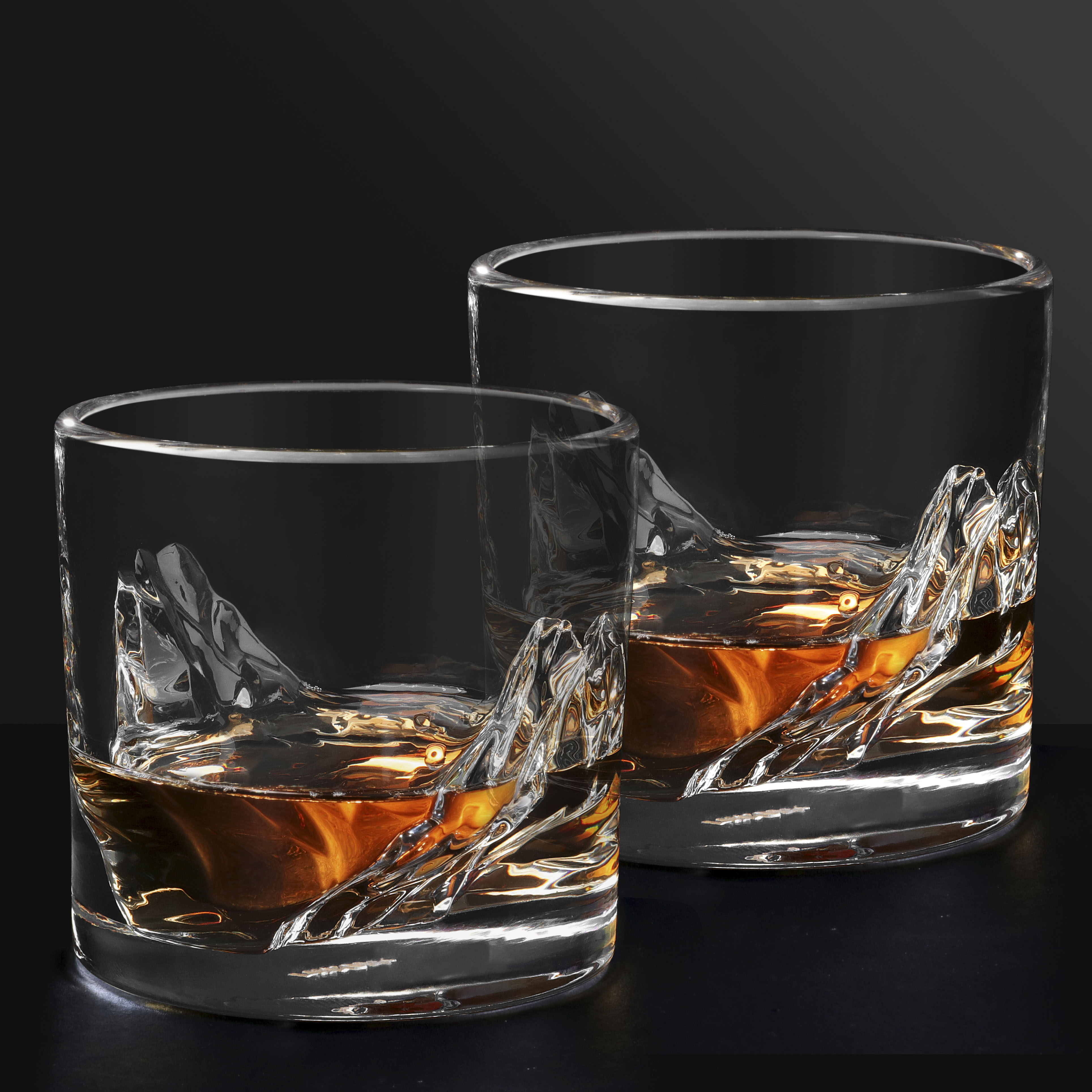 LIITON Whiskyglas »Grand Canyon«, (Set, 2 tlg.), dicker Glasboden als Bergm günstig online kaufen