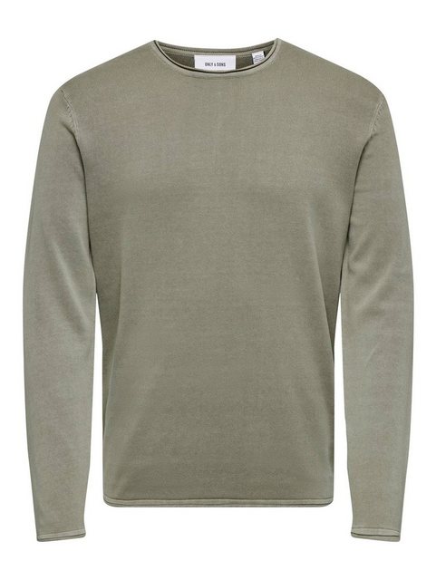 ONLY & SONS Strickpullover Lässiger Feinstrick Pullover Washed Design Rundh günstig online kaufen