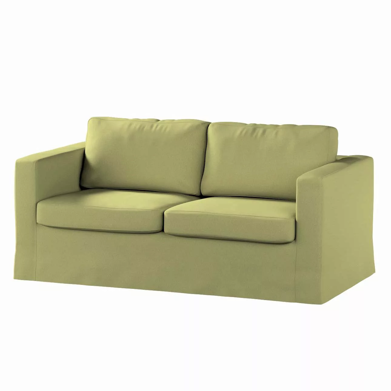 Bezug für Karlstad 2-Sitzer Sofa nicht ausklappbar, lang, salbeigrün, Sofah günstig online kaufen