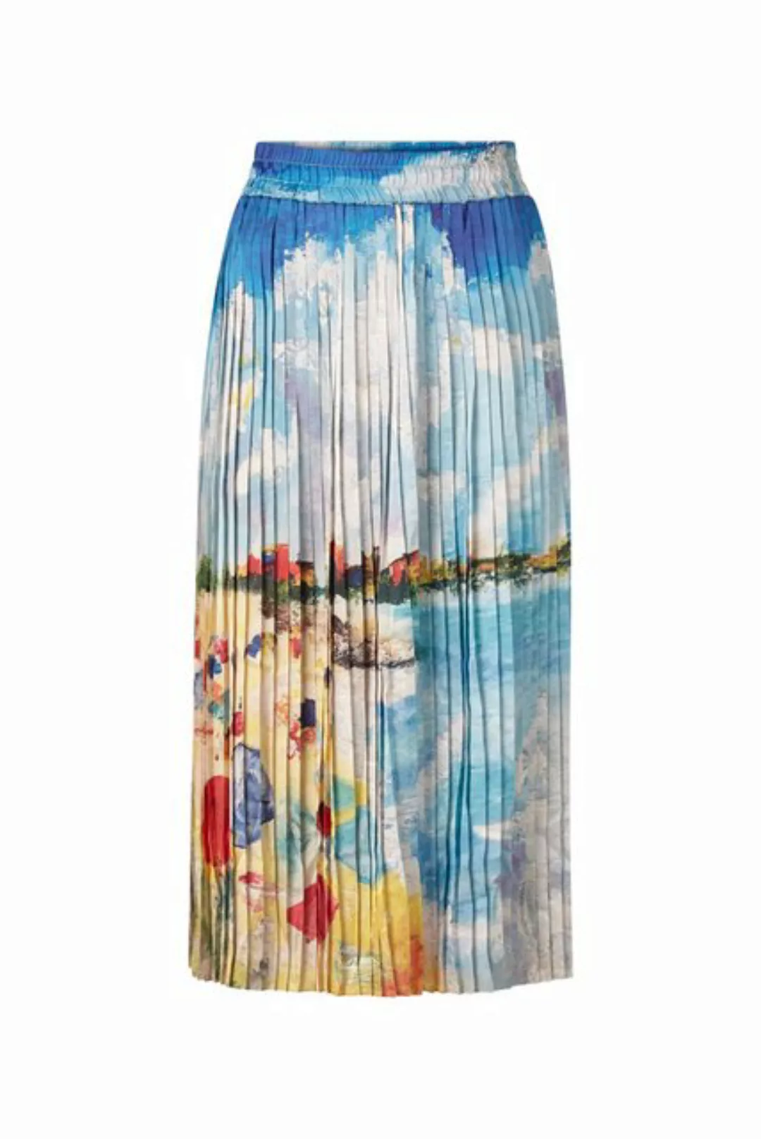 Rich & Royal Minirock Printed Plissee Skirt günstig online kaufen