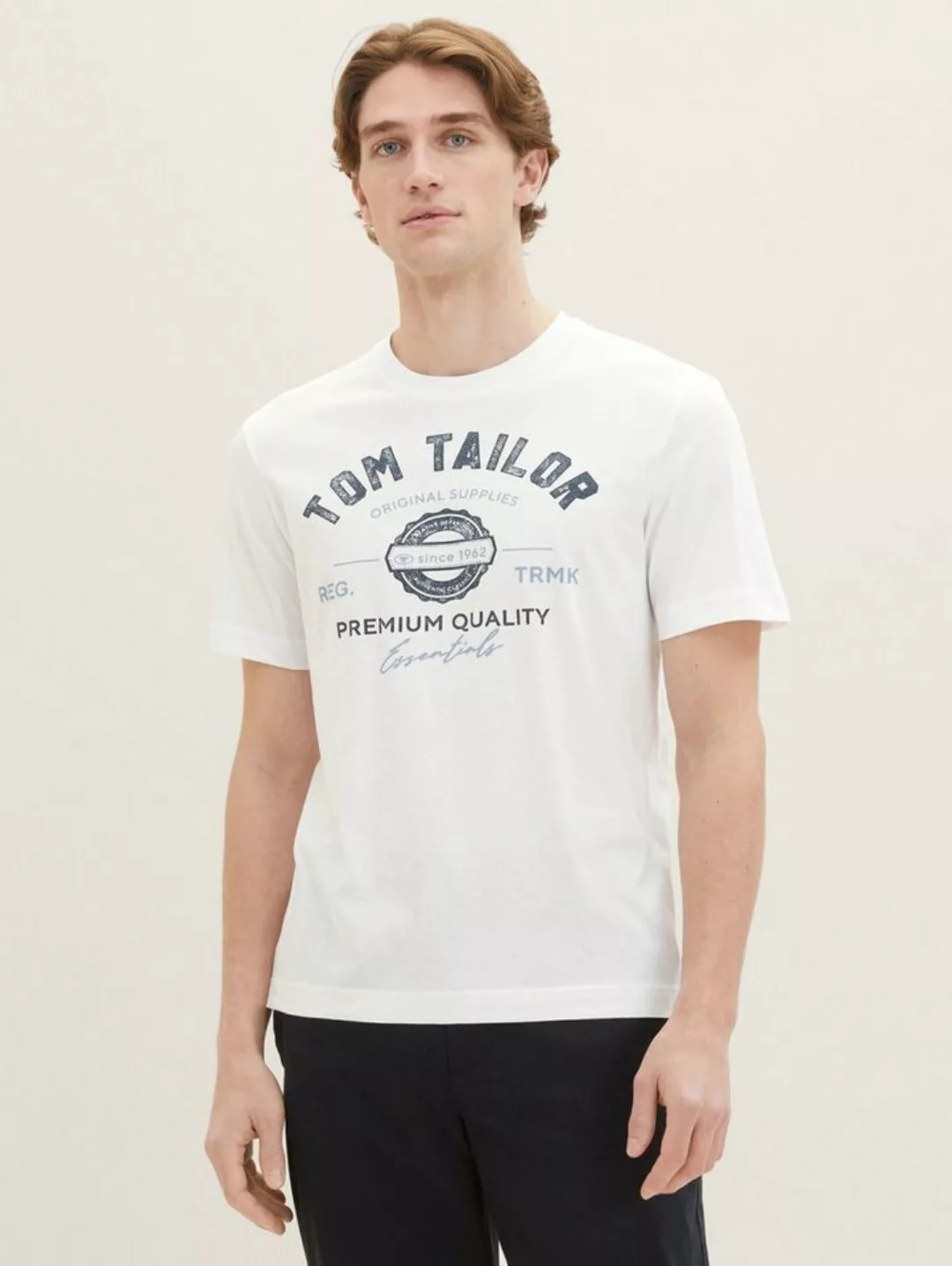 TOM TAILOR T-Shirt T-Shirt mit Logo Print günstig online kaufen