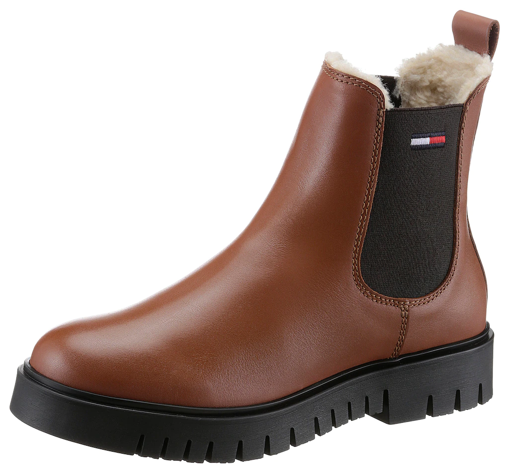 Tommy Jeans Winterboots "WARMLINED CHELSEA BOOT", mit Profilsohle günstig online kaufen